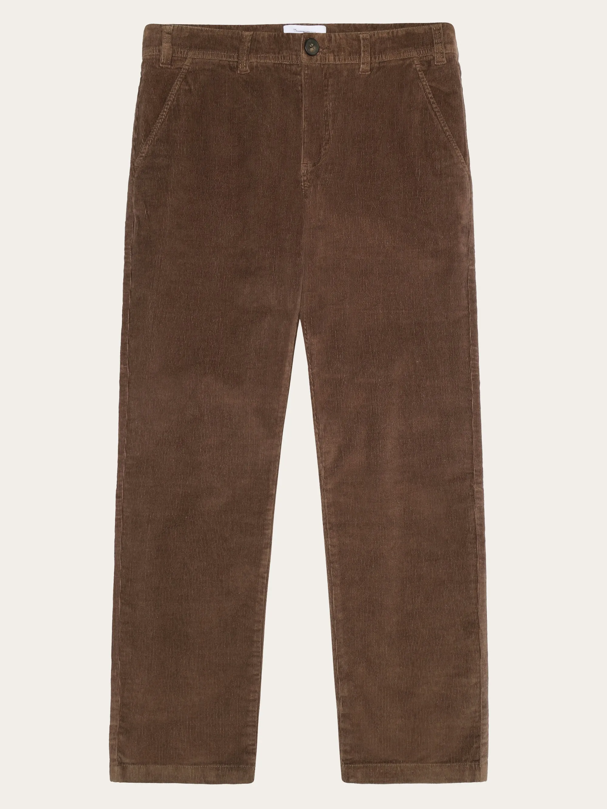 Organic Cotton Chuck Corduroy Pants GOTS - Demitasse (brown)