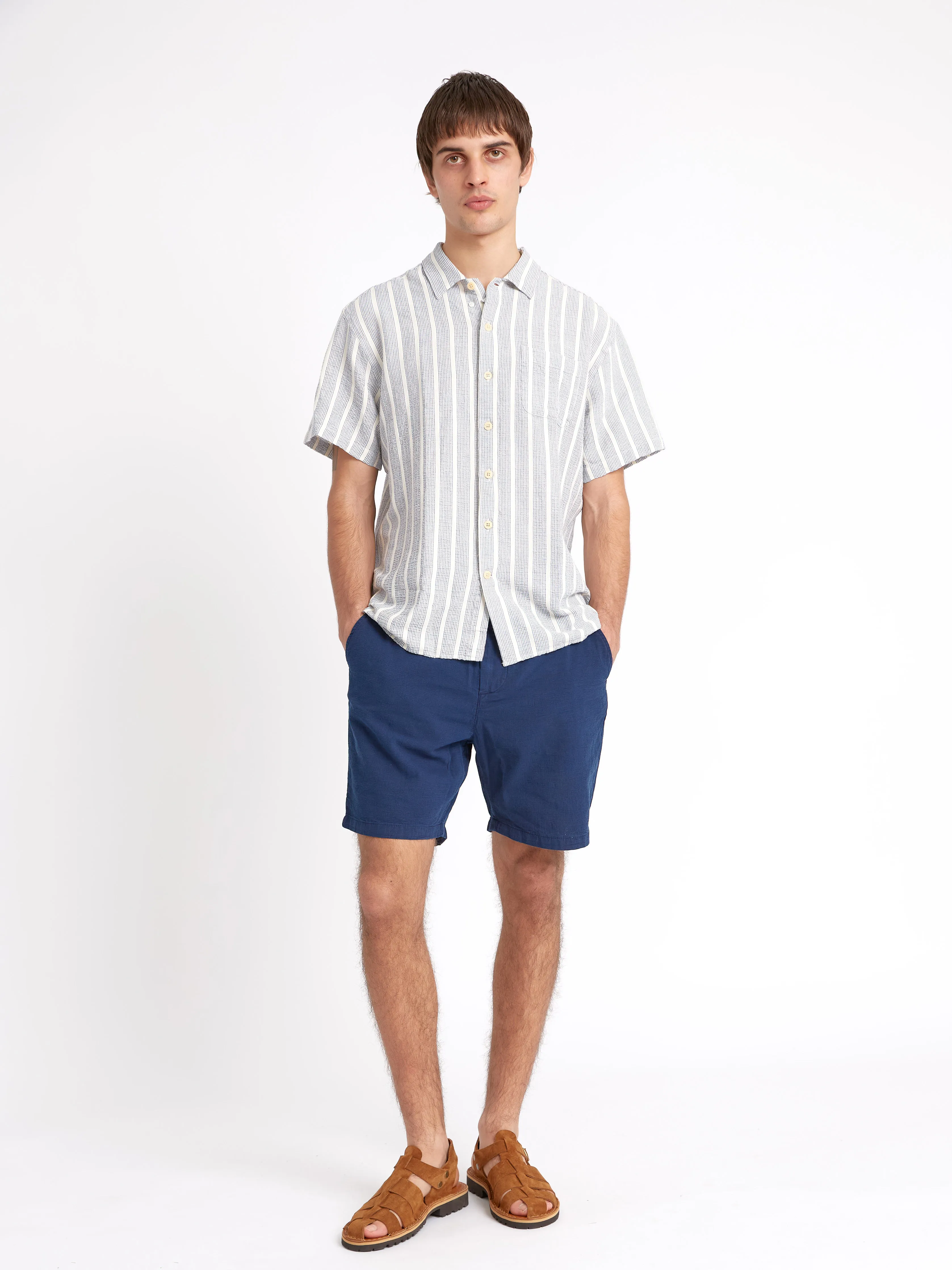 Osborne Drawstring Shorts Kildale Indigo Rinse