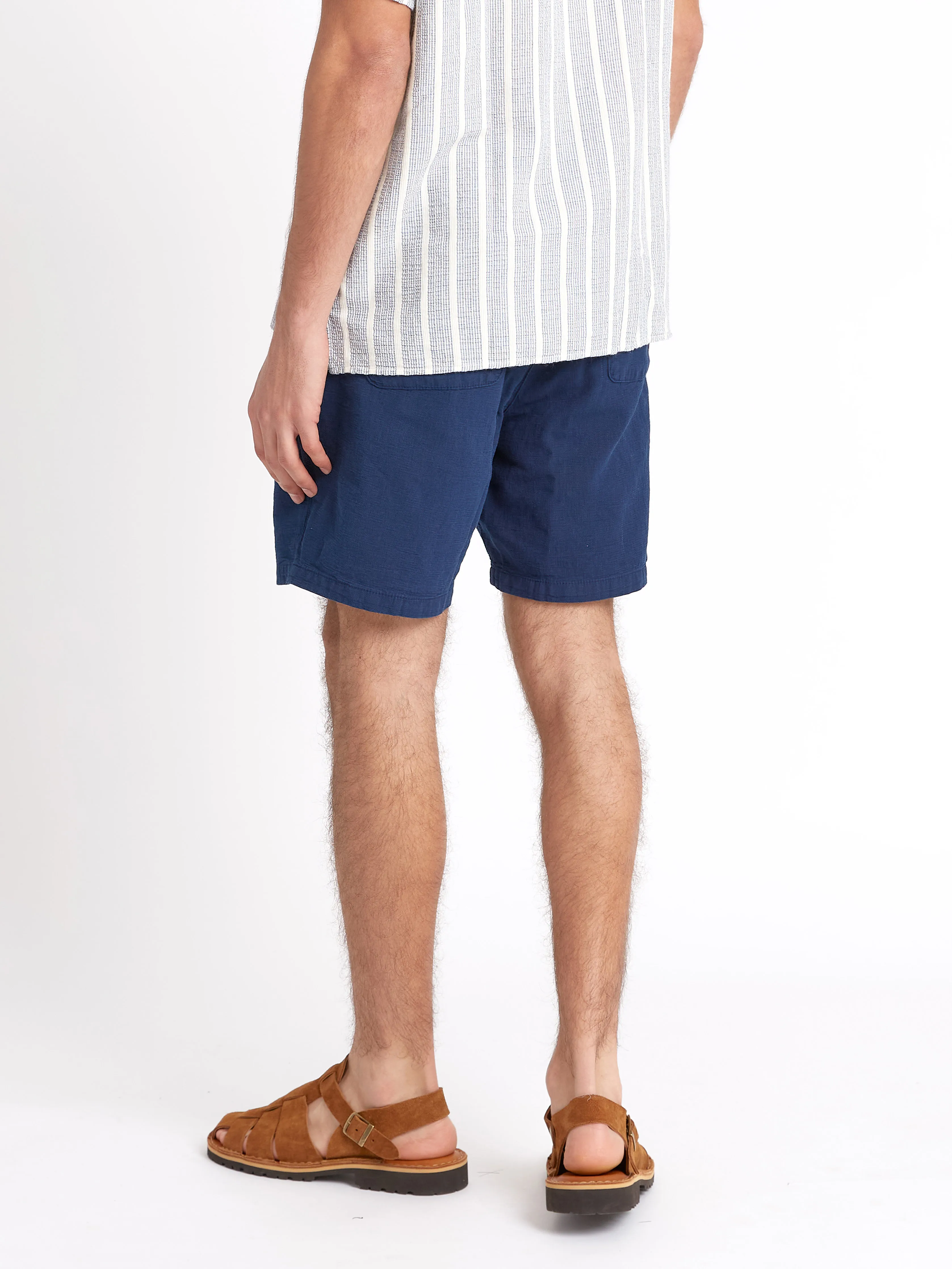 Osborne Drawstring Shorts Kildale Indigo Rinse