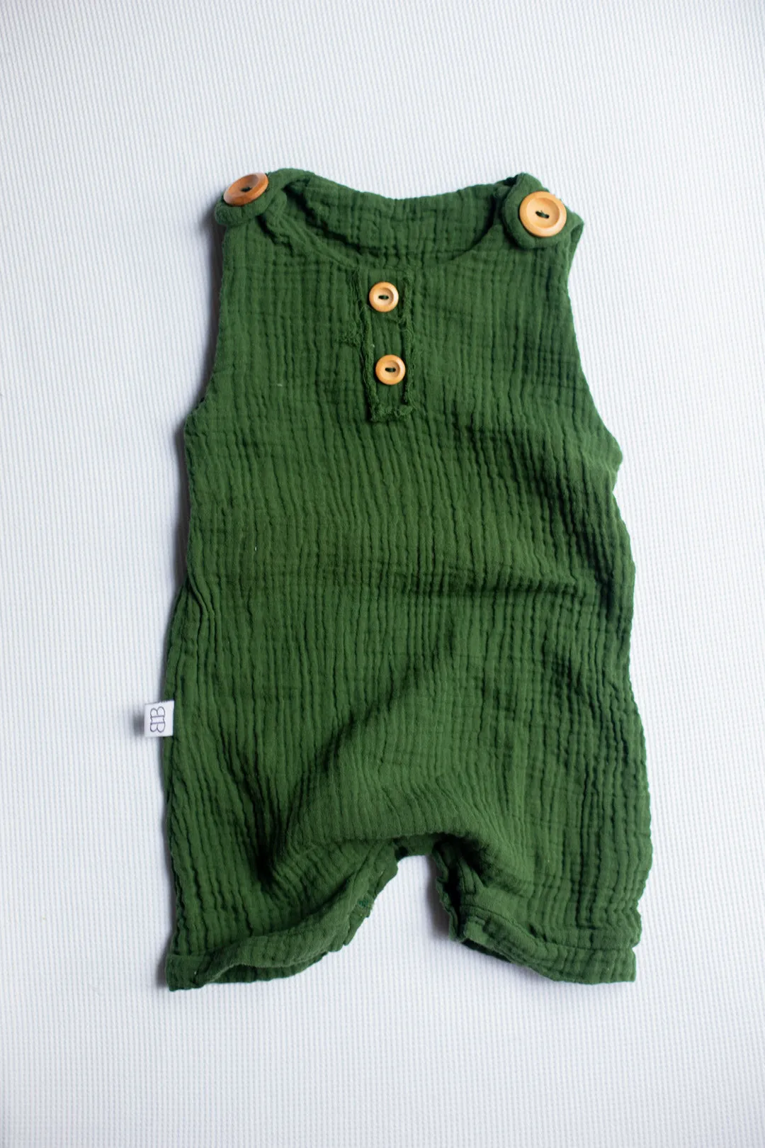 Overall Onesie - Deep Green