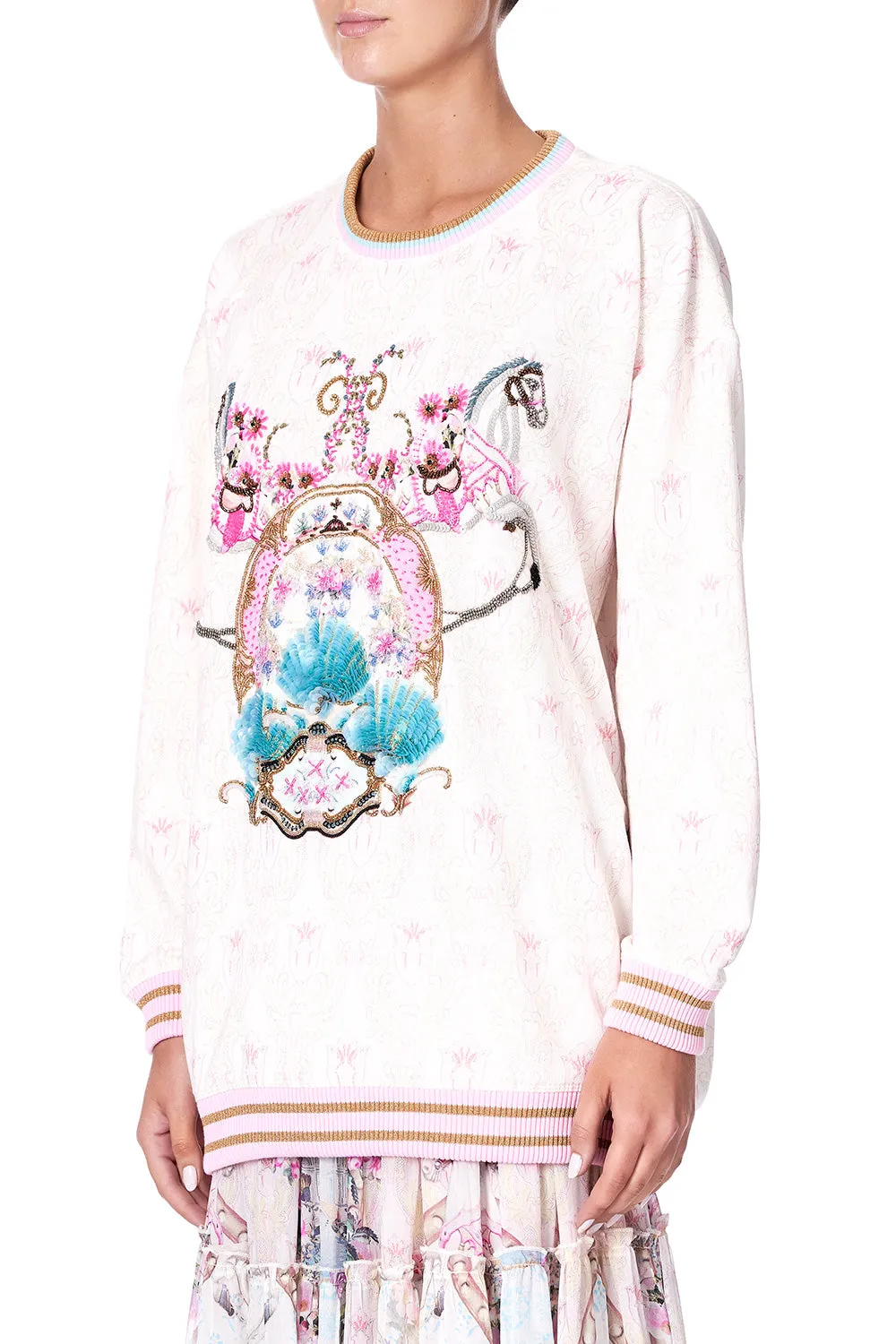 OVERSIZED SWEATER CAROUSEL MADEMOISELLE