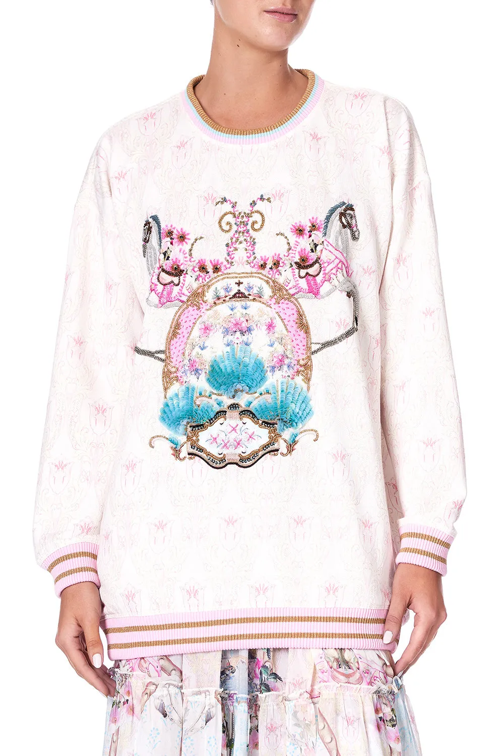 OVERSIZED SWEATER CAROUSEL MADEMOISELLE