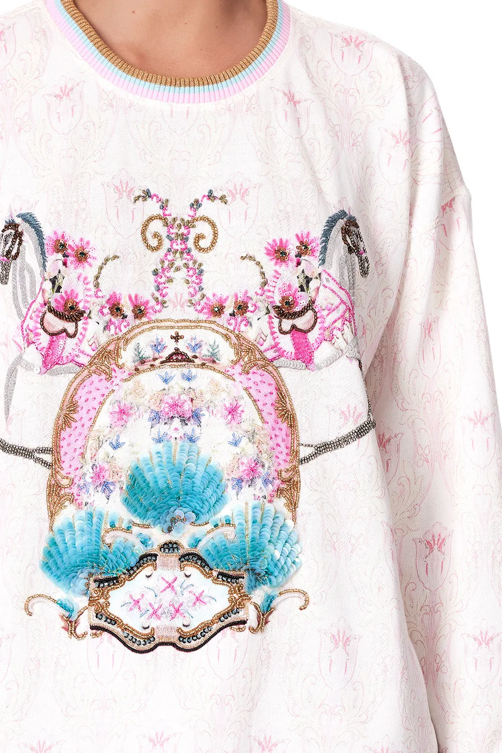 OVERSIZED SWEATER CAROUSEL MADEMOISELLE