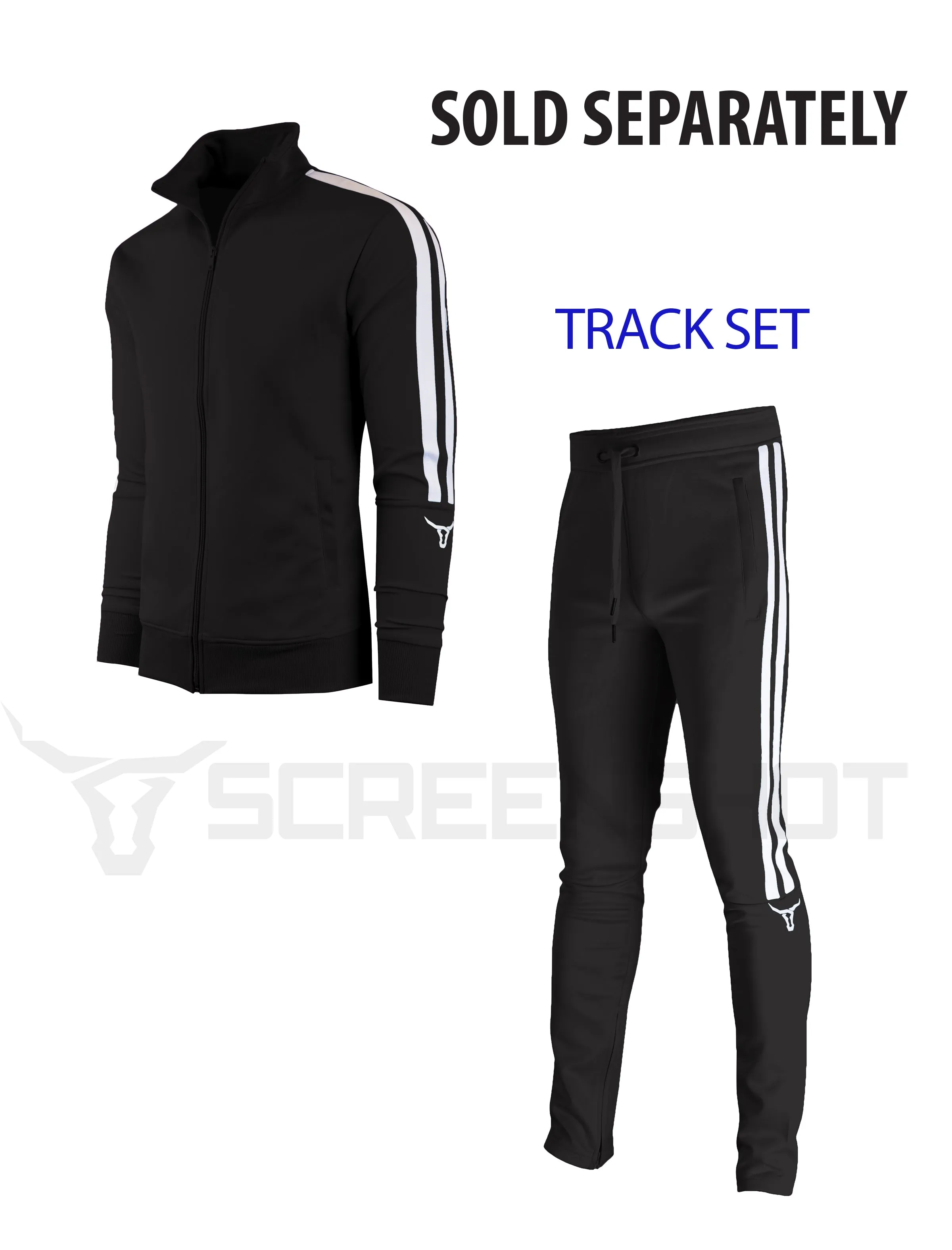 P11008-BASIC TRACK PANTS (BLACK)