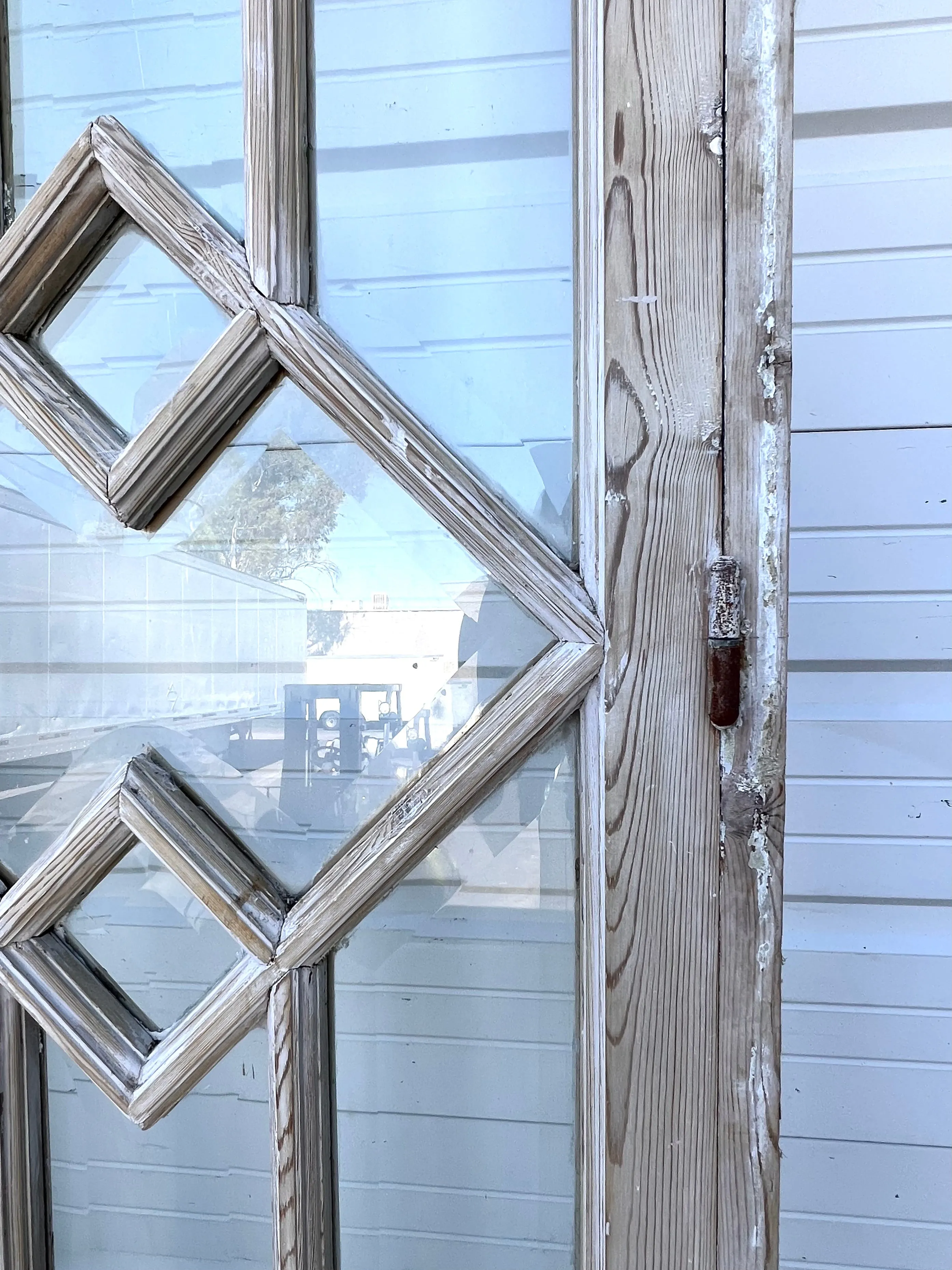 Pair of French Doors with Arched Transom