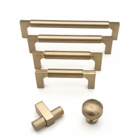 Paris Champagne Bronze Drawer Pulls and Knob