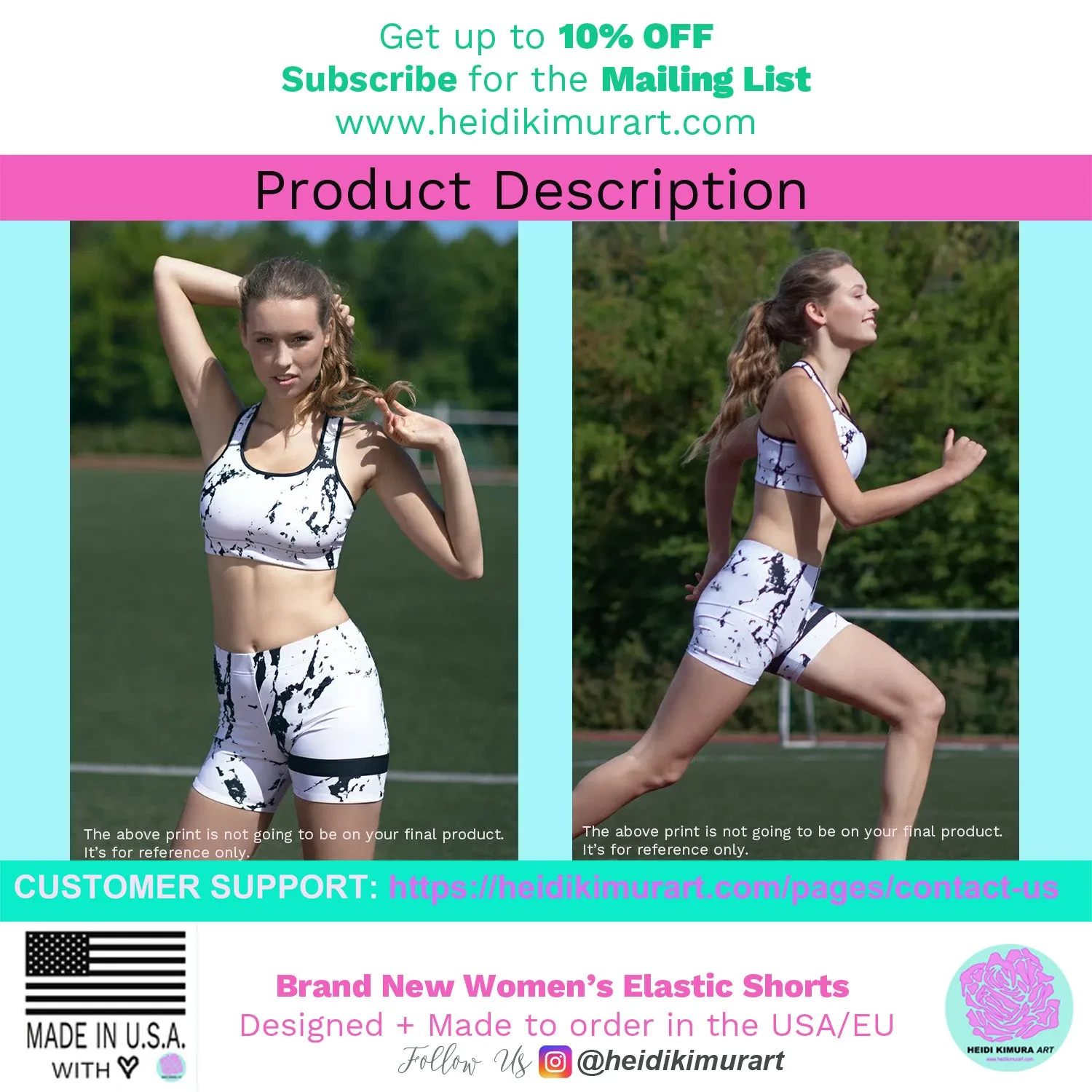 Pastel Blue Women's Designer Shorts, Sky Light Blue Premium Short Tights-Made in USA/EU/MX