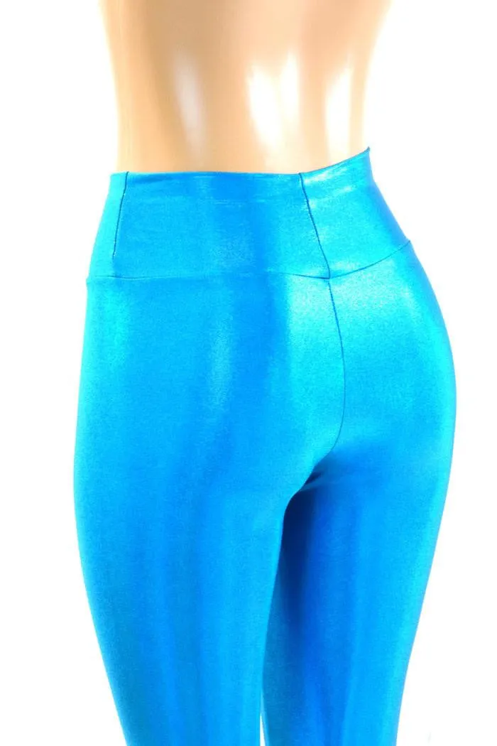 Peacock High Waist Capri Leggings