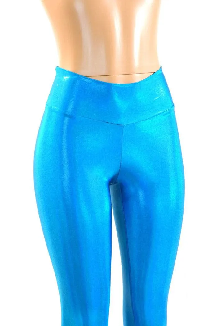 Peacock High Waist Capri Leggings