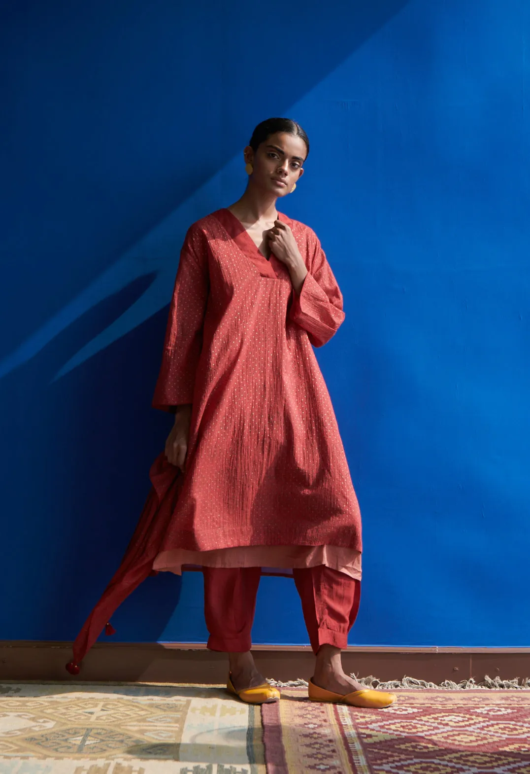 Pleated Shalwar Pants