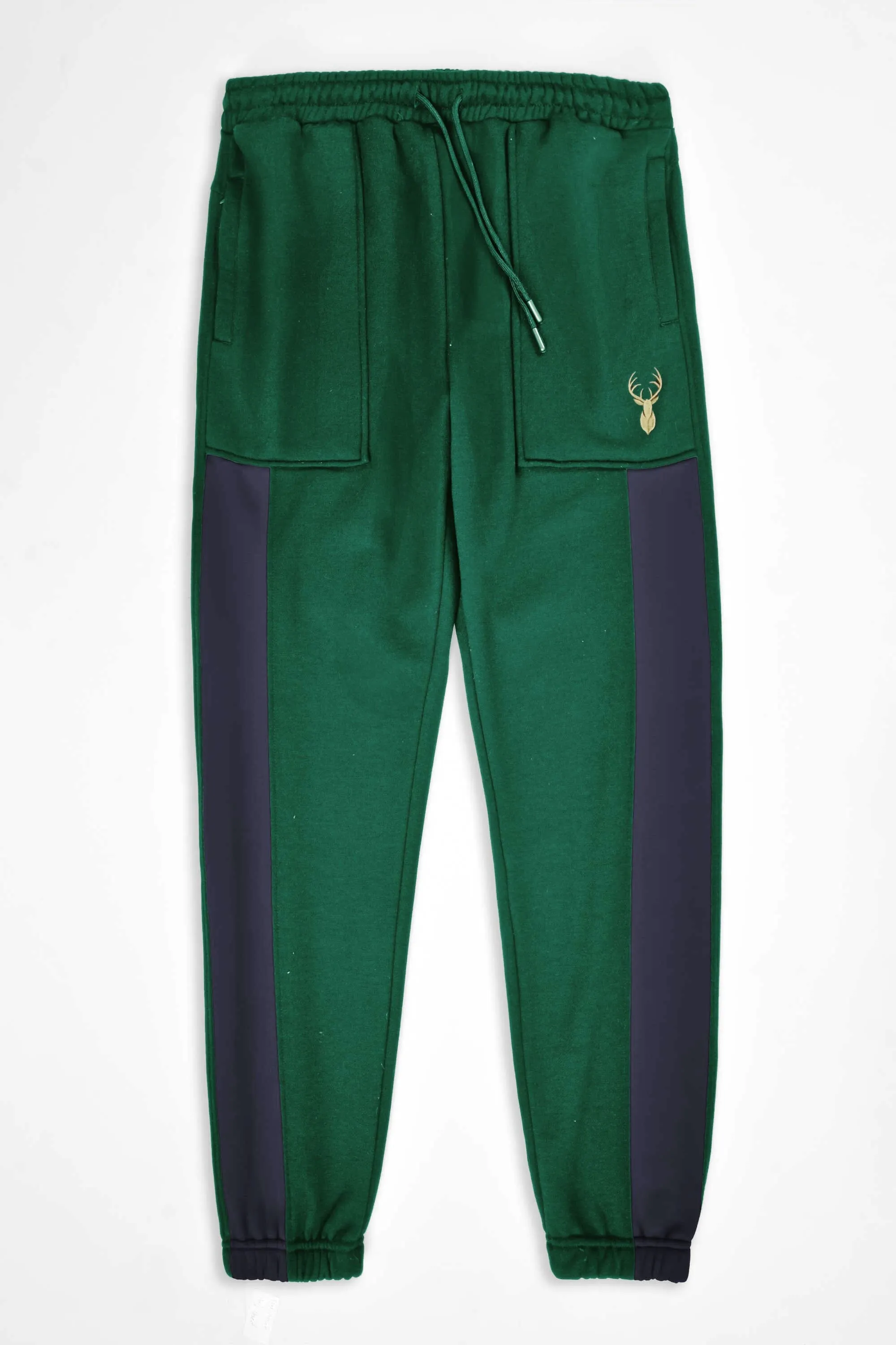 Polo Republica Deer Embroidered Side Panel Fleece Trousers