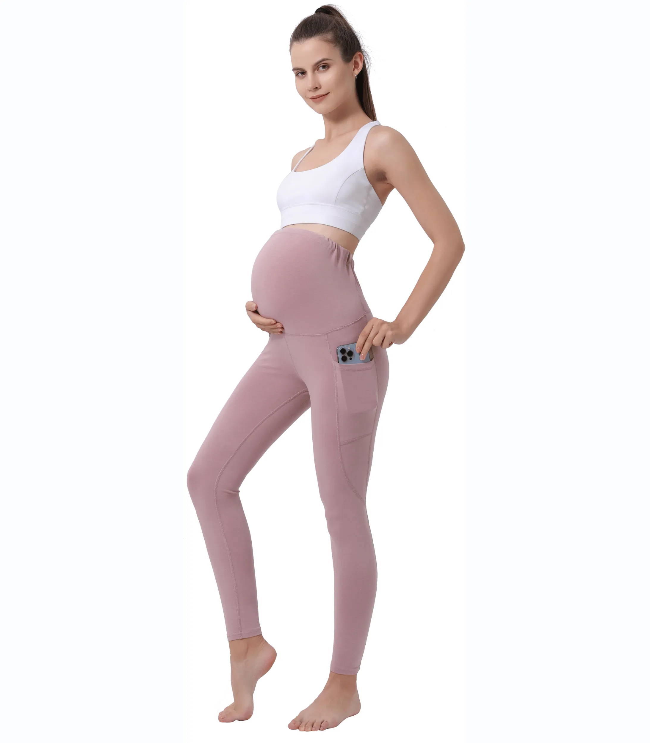 Pregnancy Yoga Pants with Pockets