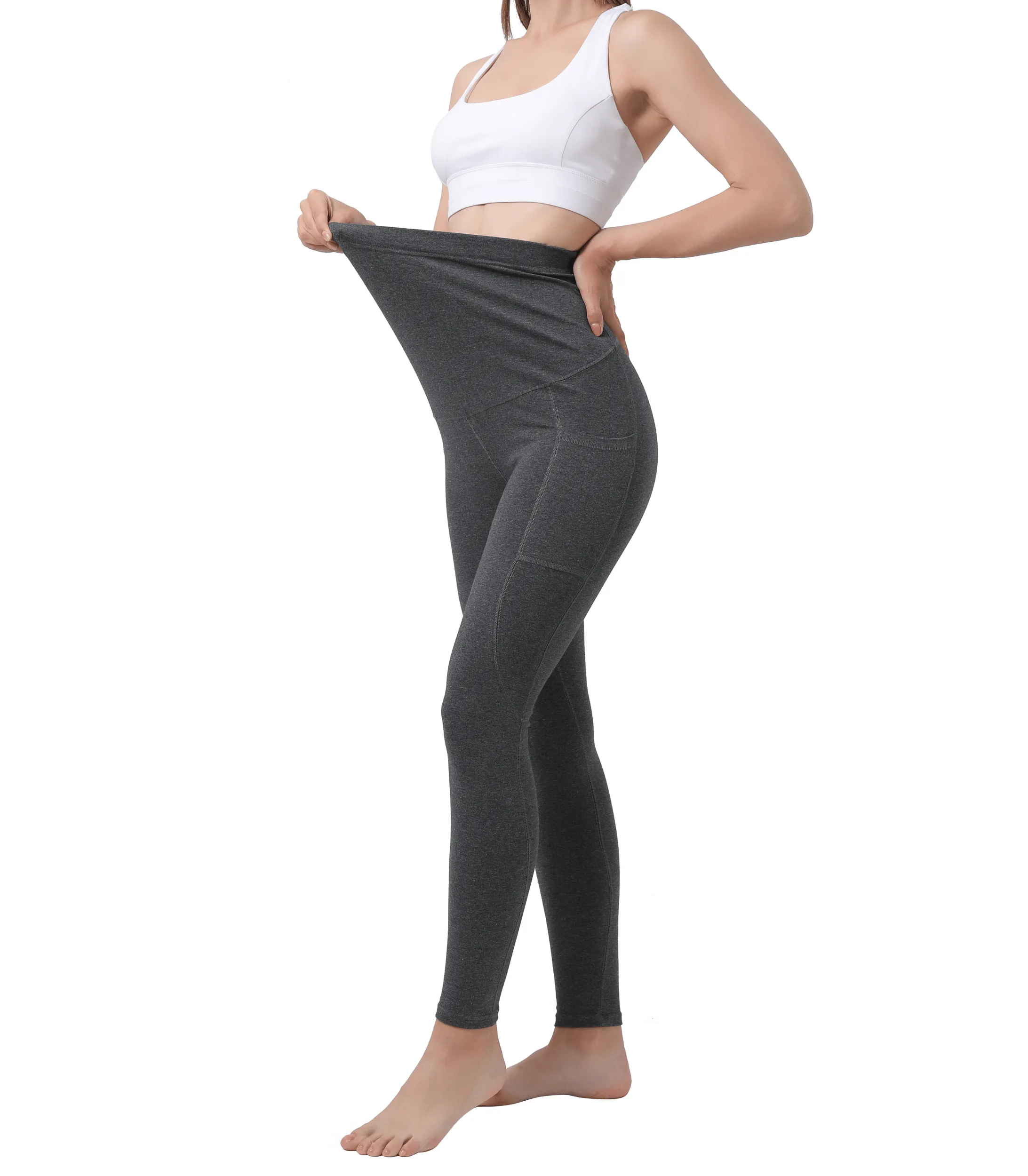 Pregnancy Yoga Pants with Pockets