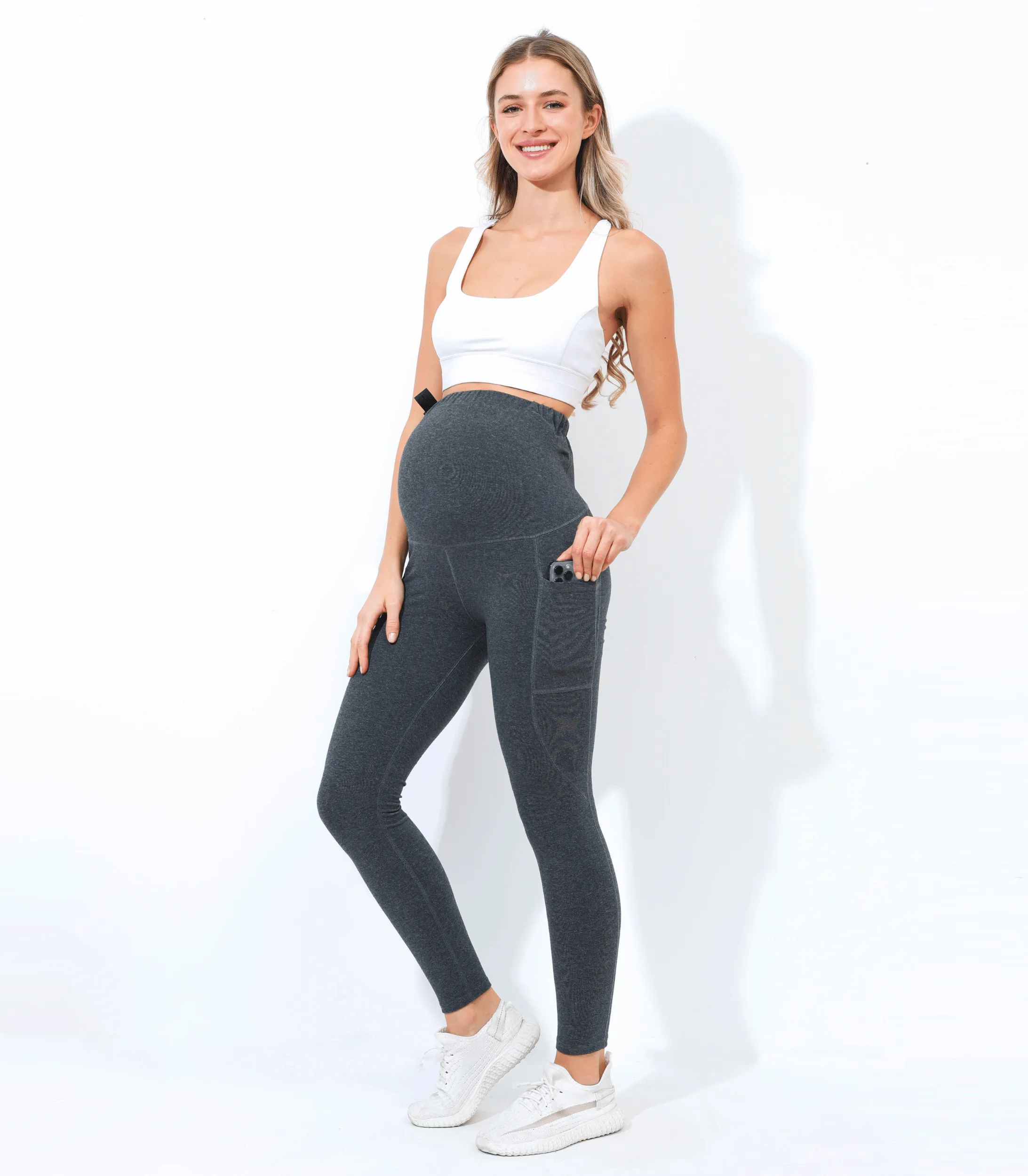 Pregnancy Yoga Pants with Pockets