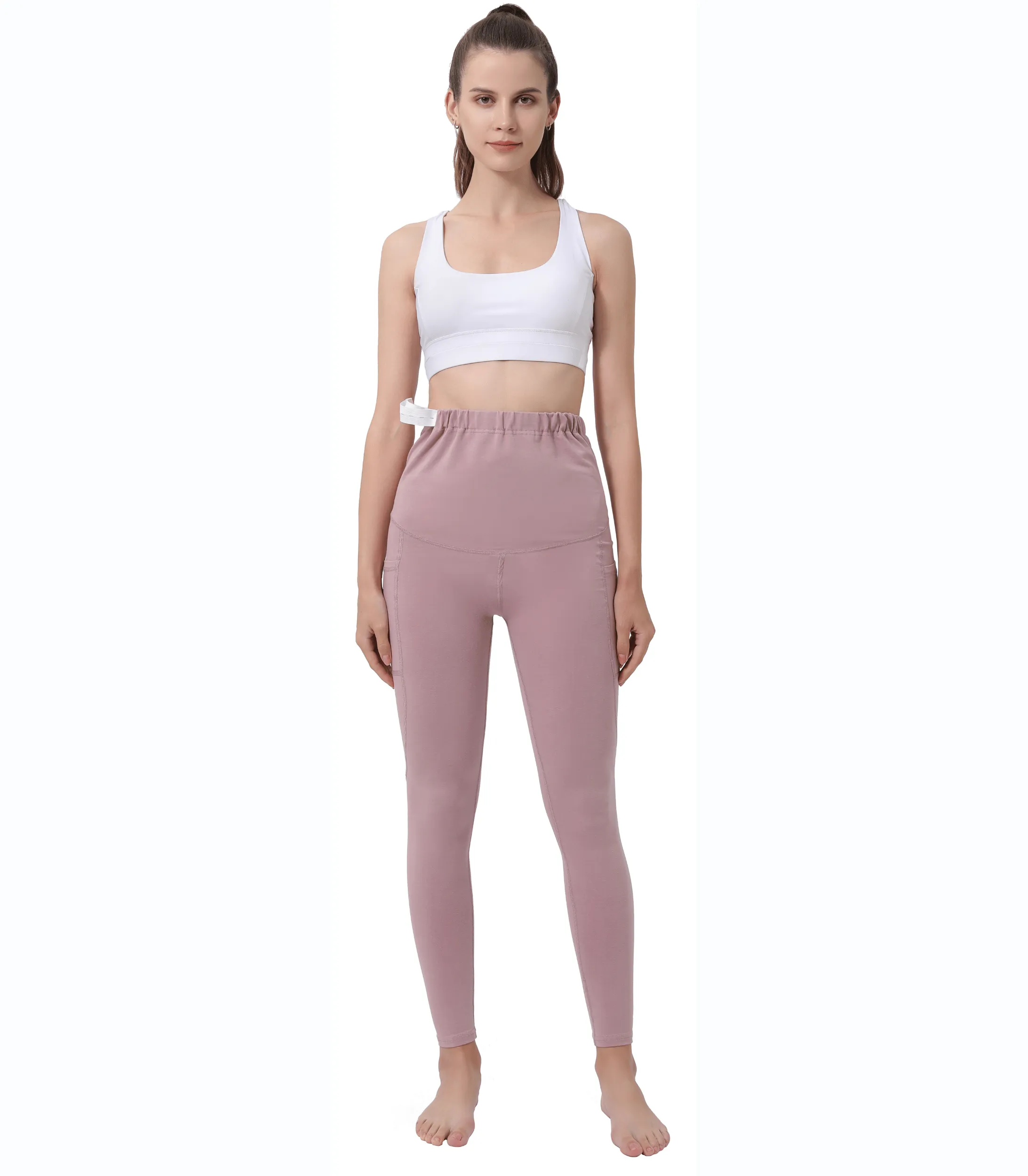 Pregnancy Yoga Pants with Pockets