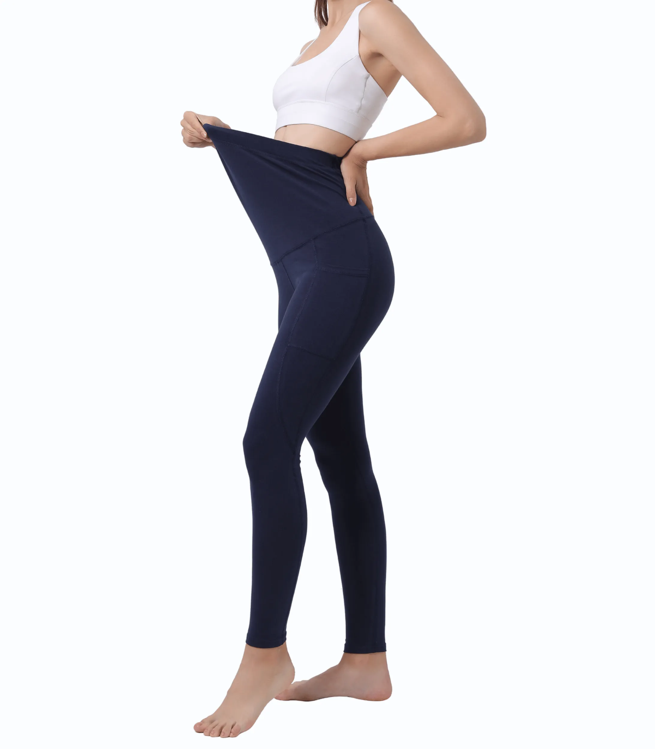 Pregnancy Yoga Pants with Pockets