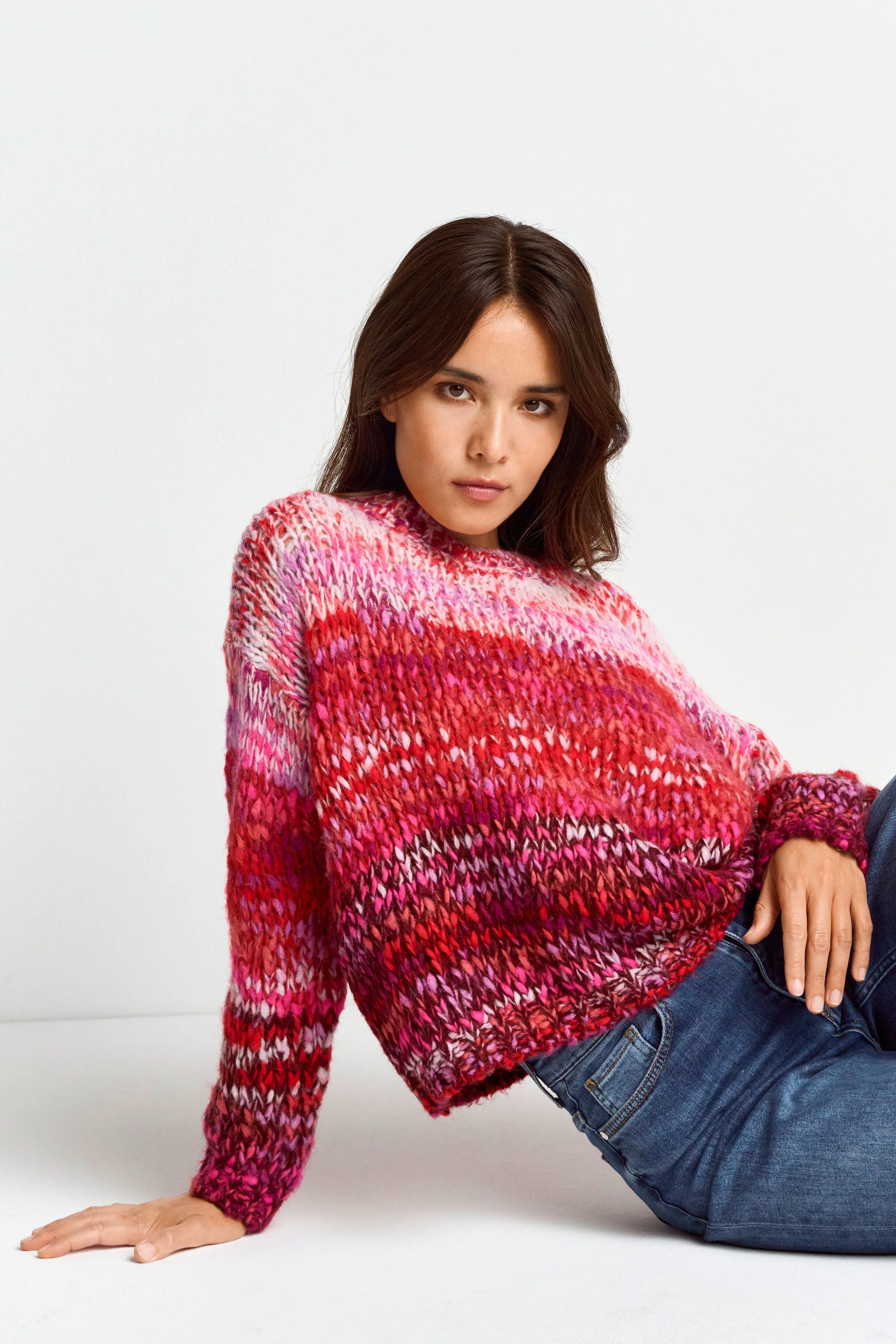 R&R Red Knit Jumper