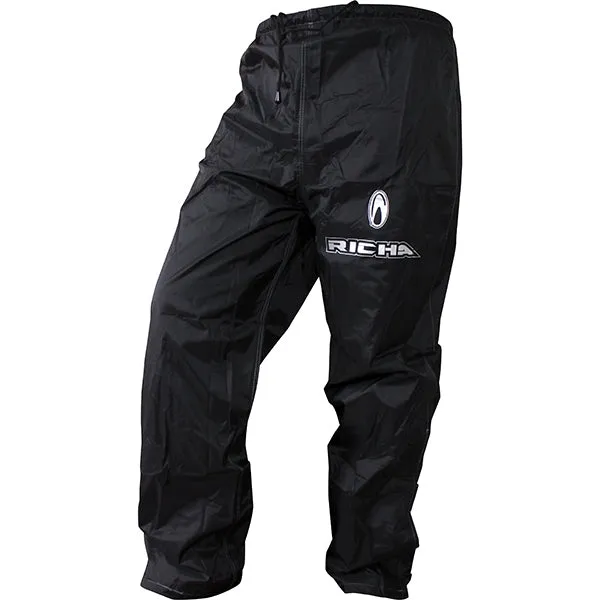 Richa Rain Waterproof Warrior Over Trousers Pants - Black