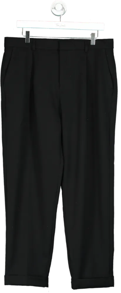 River Island Black Tailored Trousers W 34 Regular