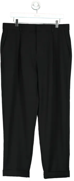 River Island Black Tailored Trousers W 34 Regular