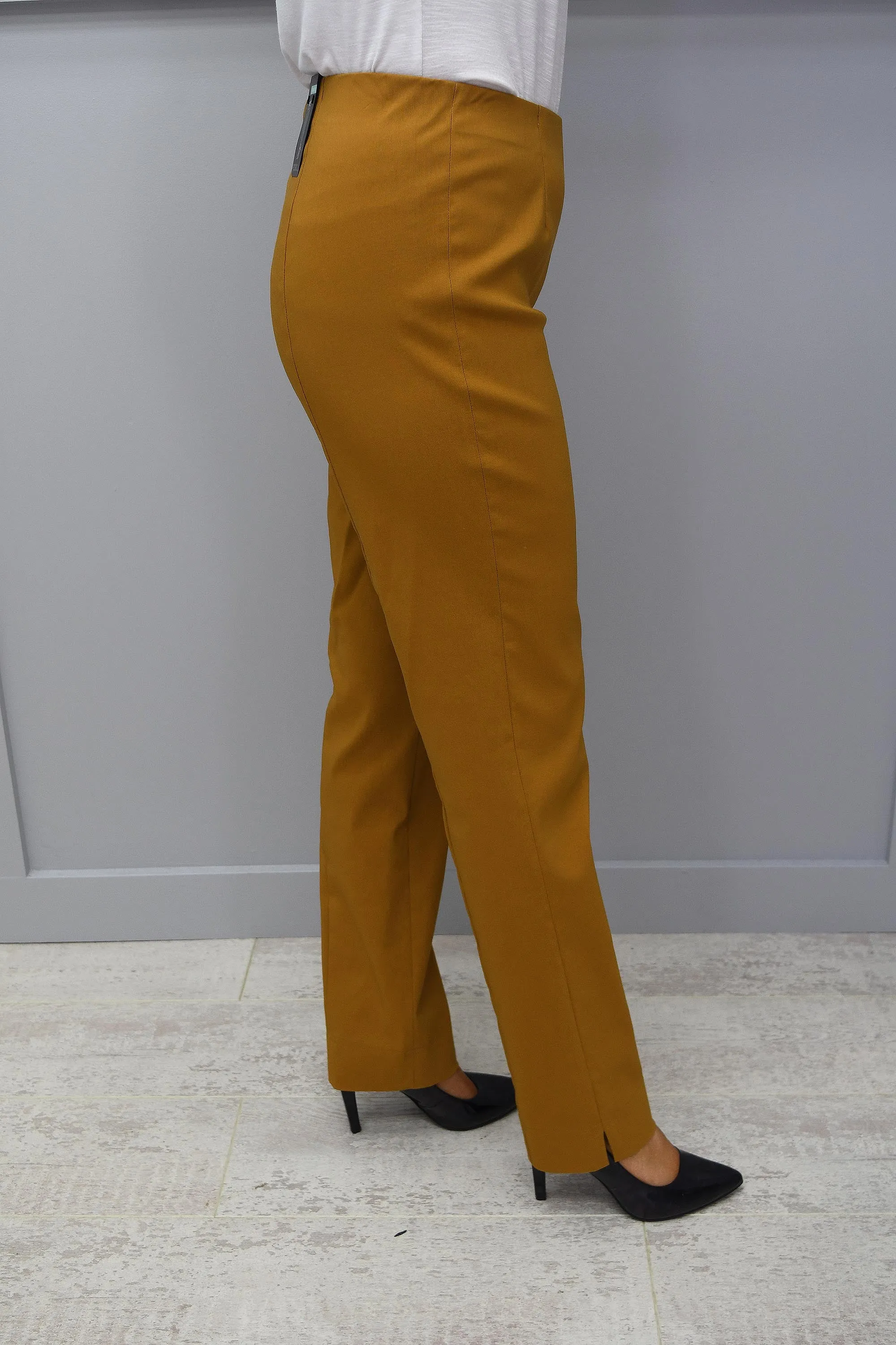 Robell Marie Full Length Trousers Mustard 26 - 51412 5499 26