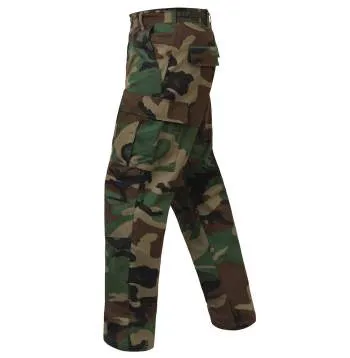 Rothco Rip-Stop BDU Pants / Woodland Camo