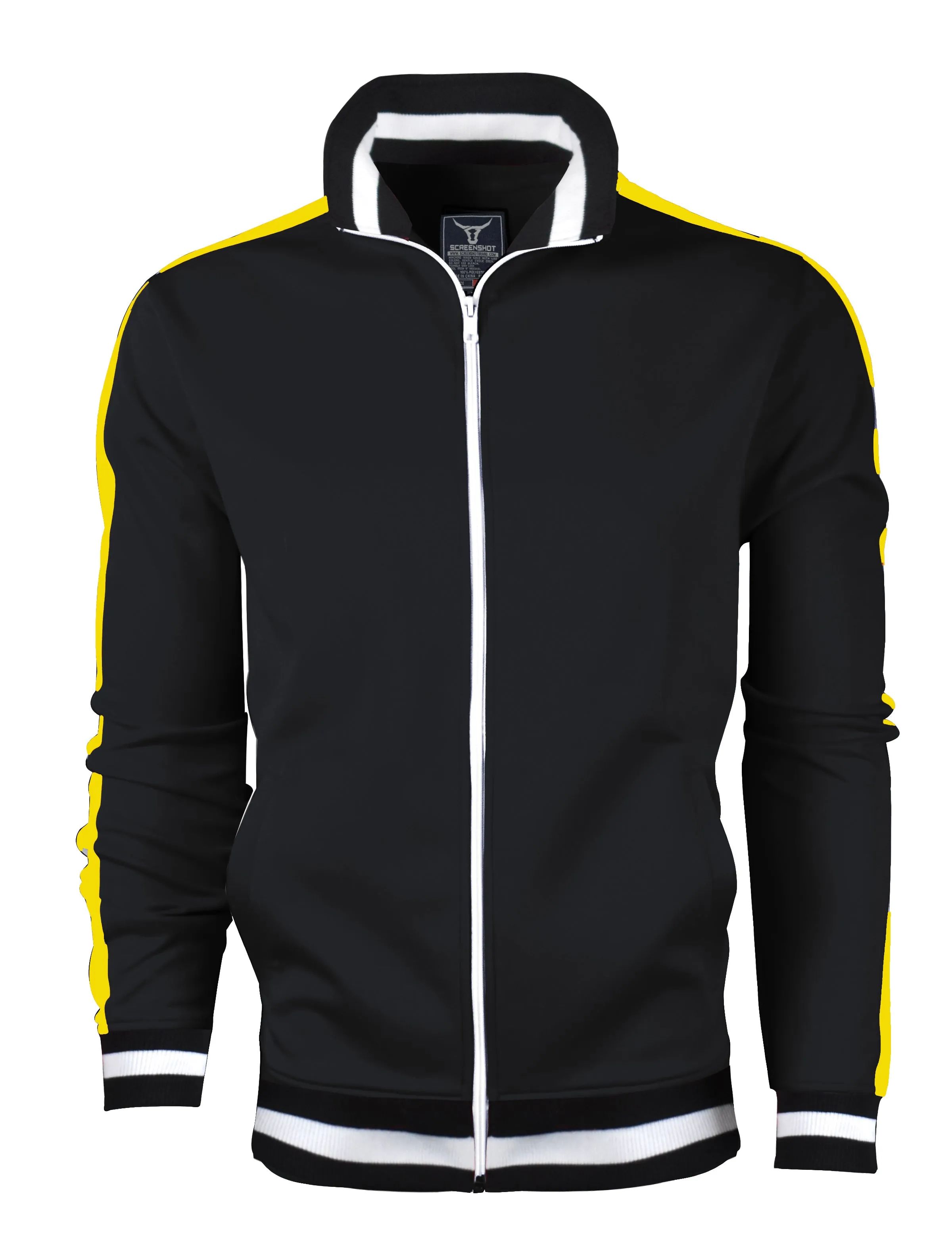 S51700-BASIC TRACK JACKET-BLACK/GD