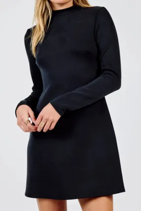 Sadie and Sage - Hustle Mock Neck Mini Dress