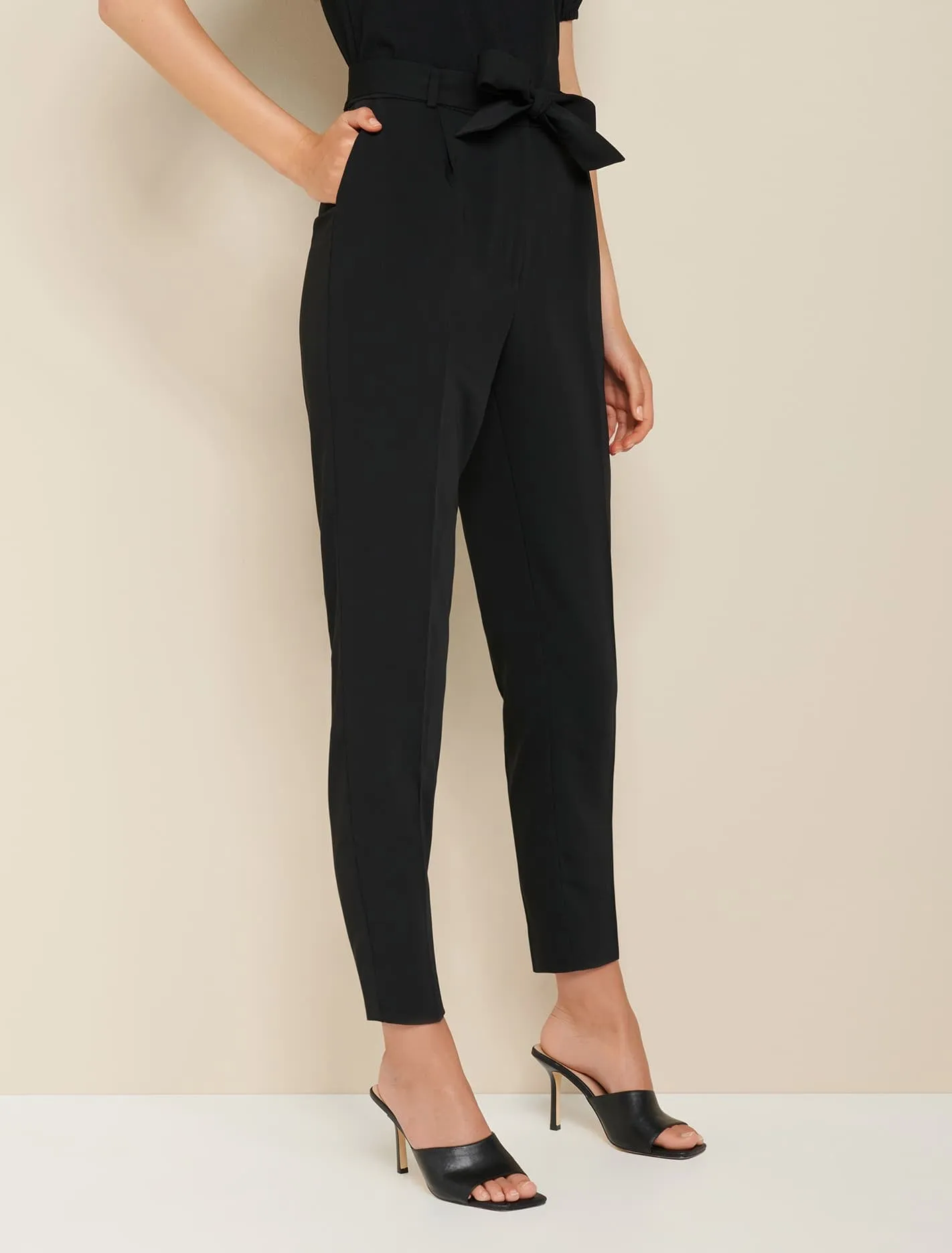 Sadie Tie Waist Slim Pants