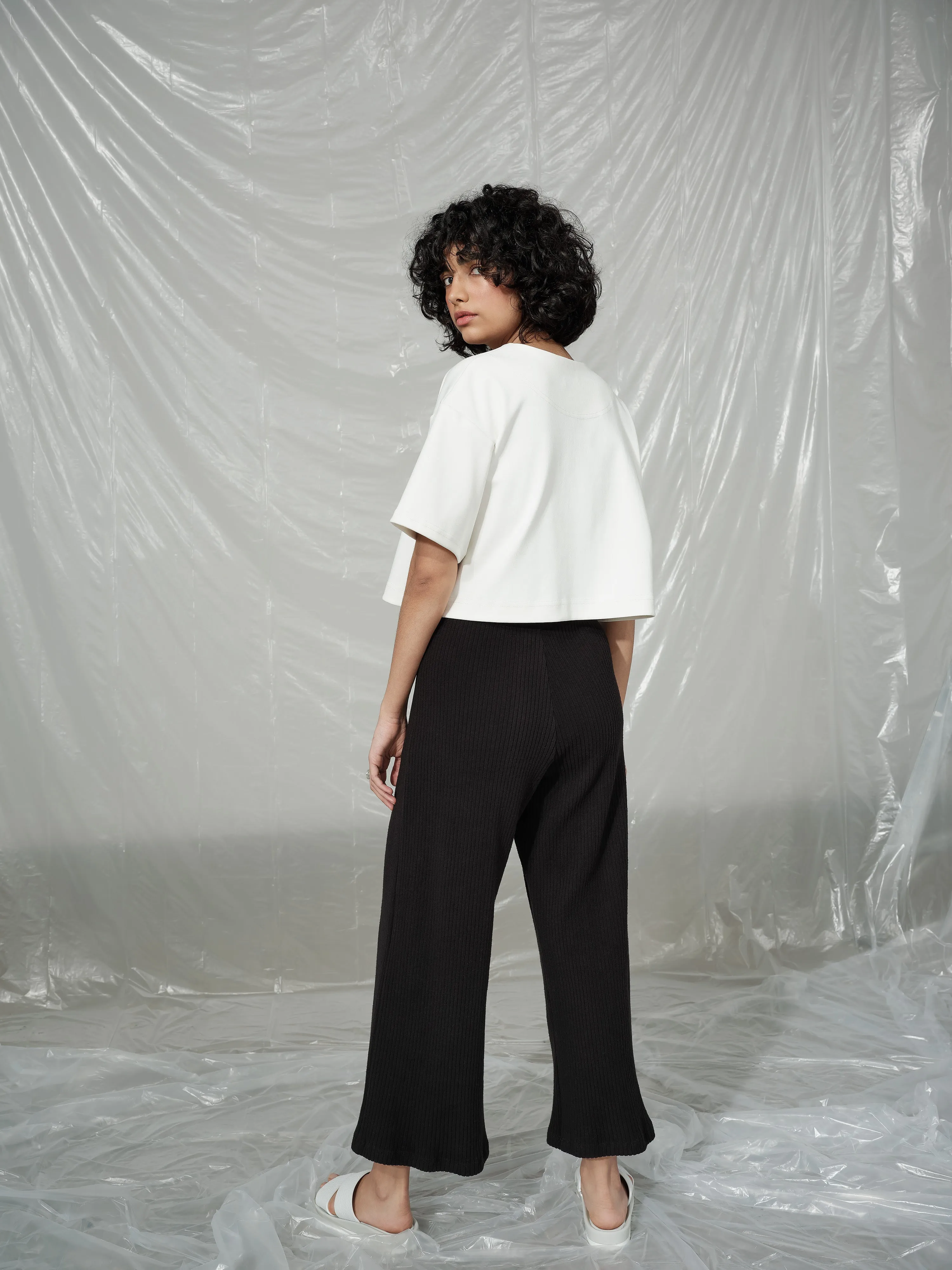 SAMPLE FALCO wide leg pant-XS