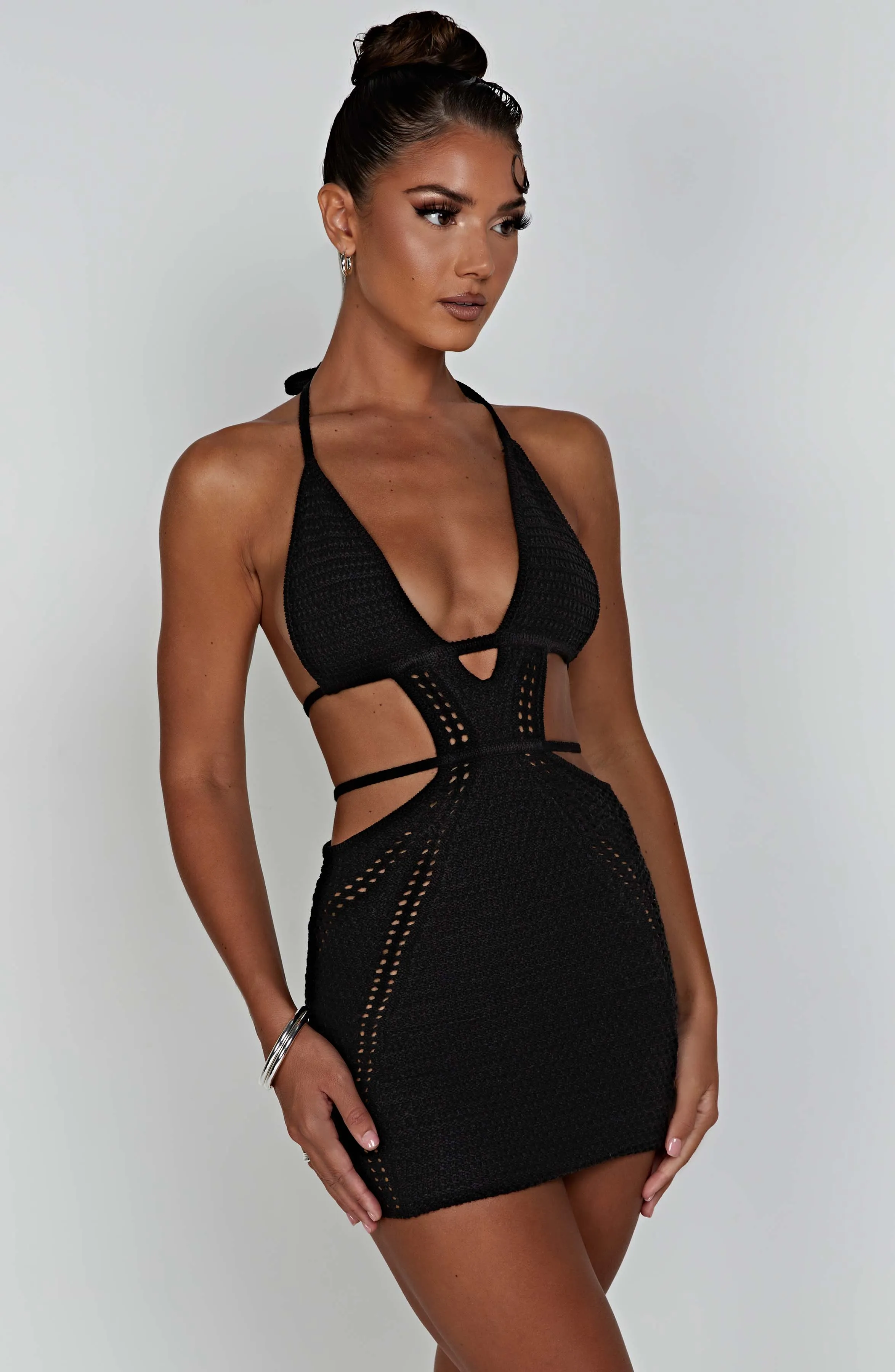 Selena Mini Dress - Black