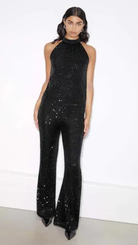 Sequin Flare Trouser by Albaray