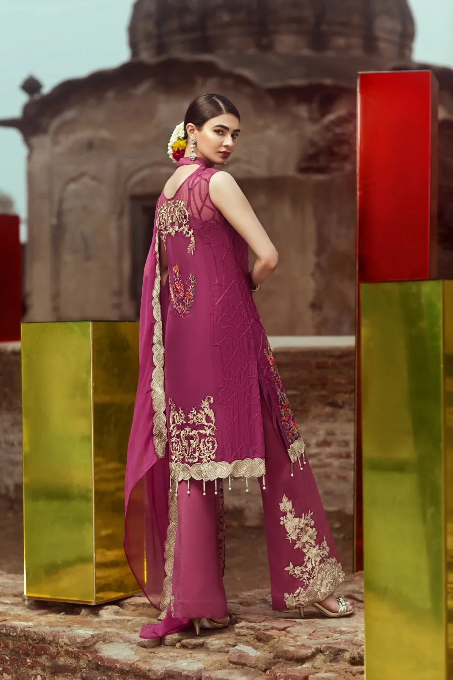 Serene Premium Fervour Fiesta Chiffon Collection Vol 6 – 02: Magna Magenta