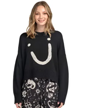 Smile Jumper Black/White