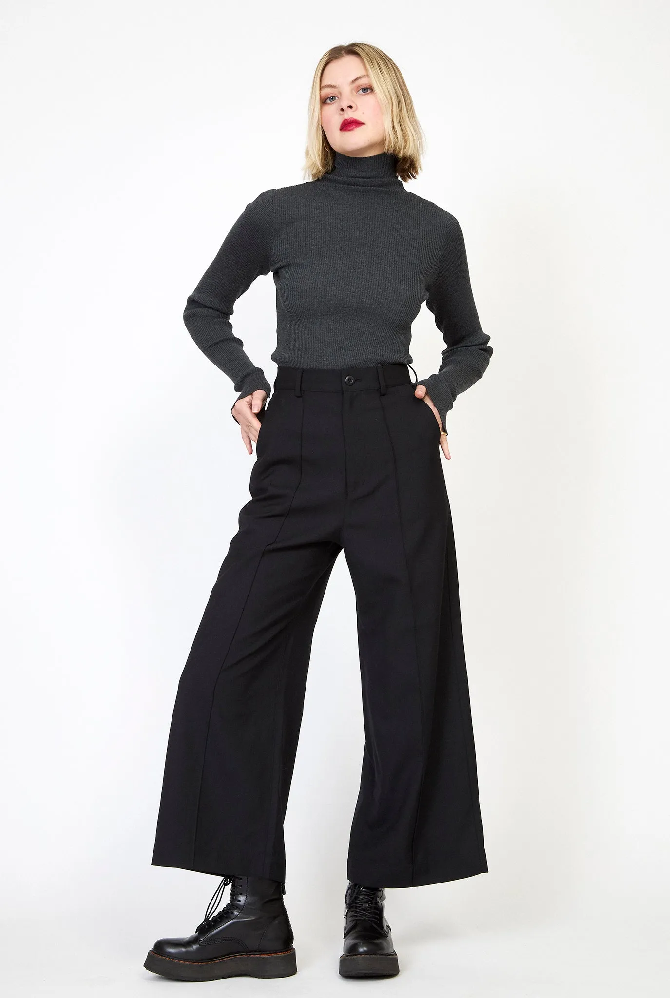 SNOW PEAK Hybrid Wool Wide Pants