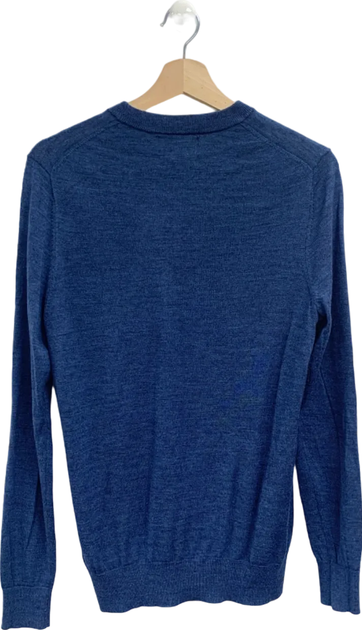 Stefano Conti Blue Crew Neck Jumper UK M