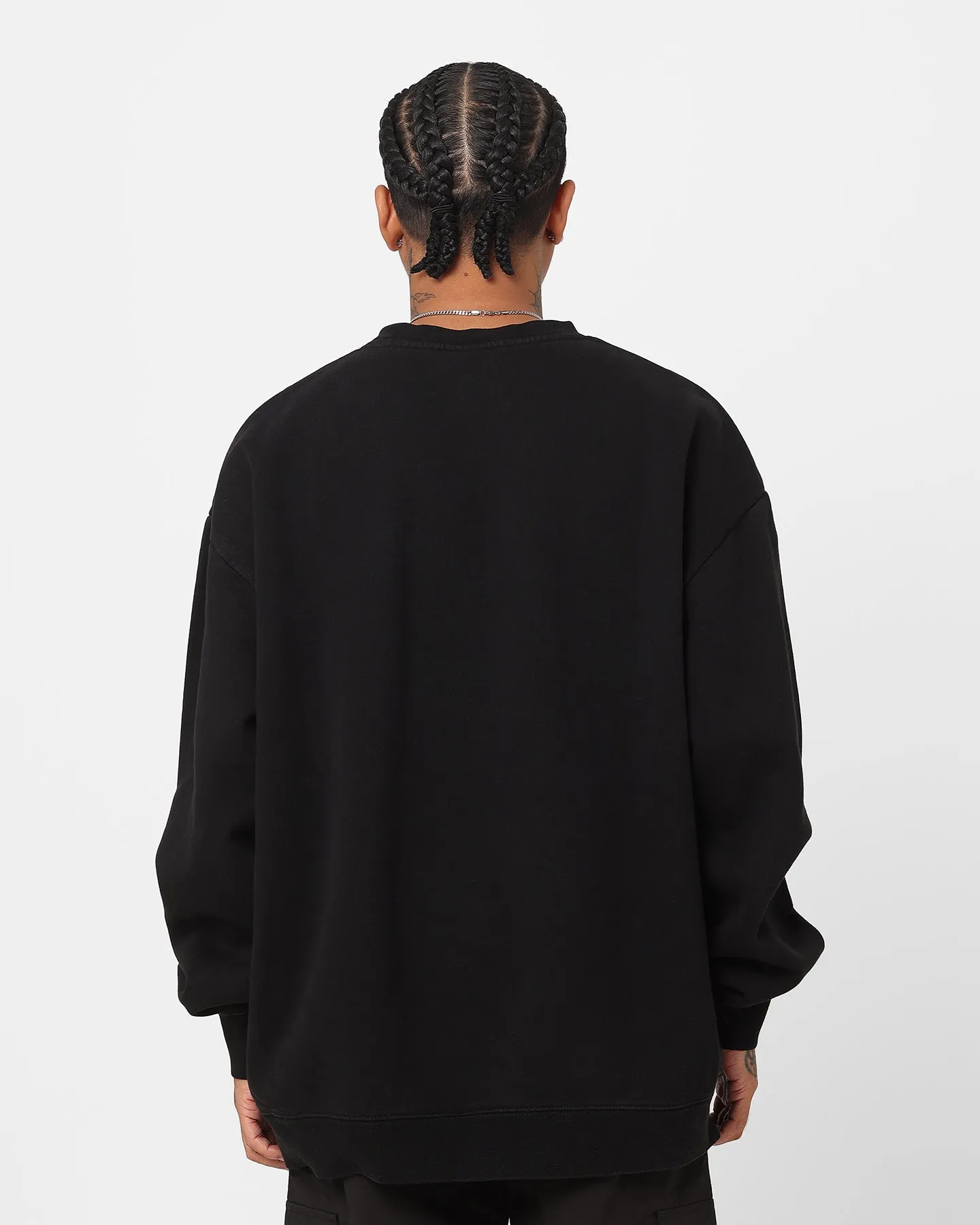 Stussy Two Dice 50-50 Crewneck Pigment Black