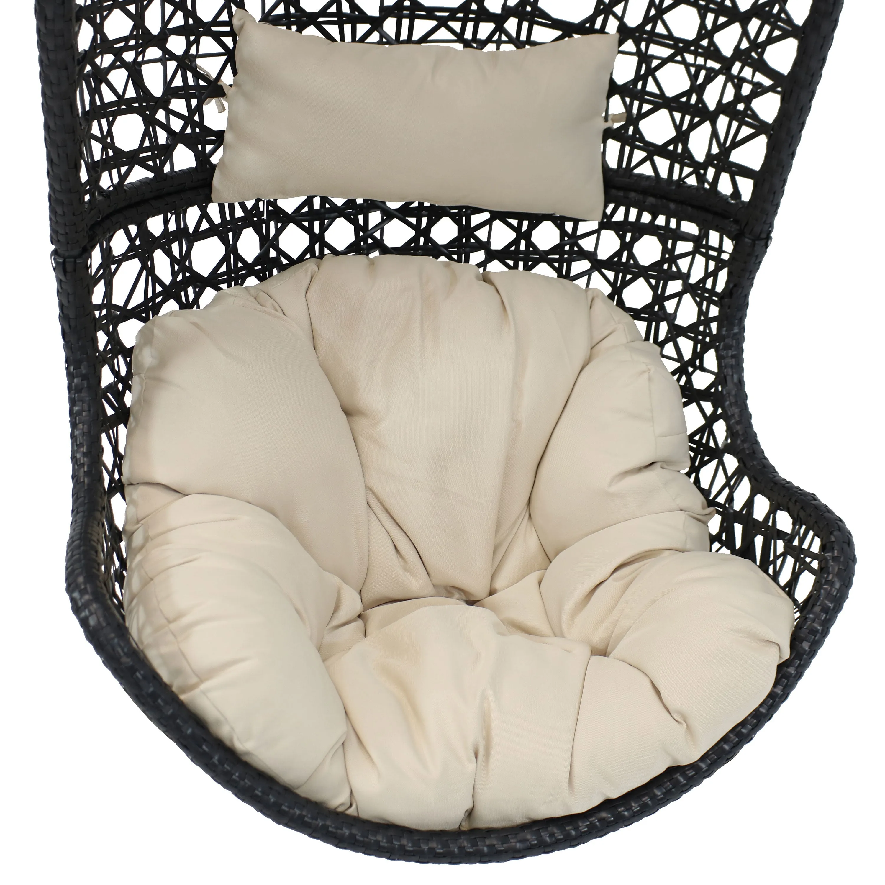 Sunnydaze Cordelia Outdoor Hanging Egg Chair with Cushion