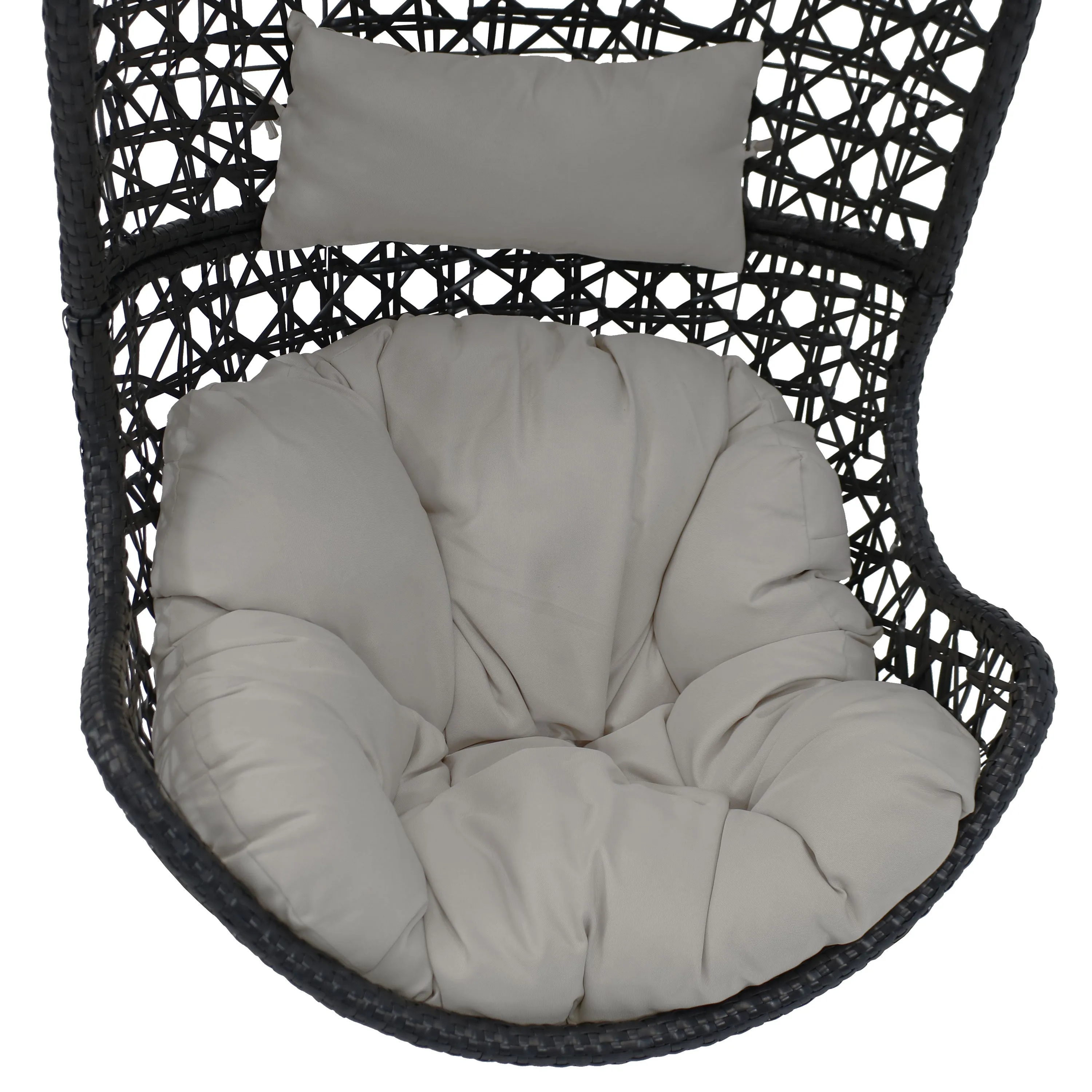 Sunnydaze Cordelia Outdoor Hanging Egg Chair with Cushion