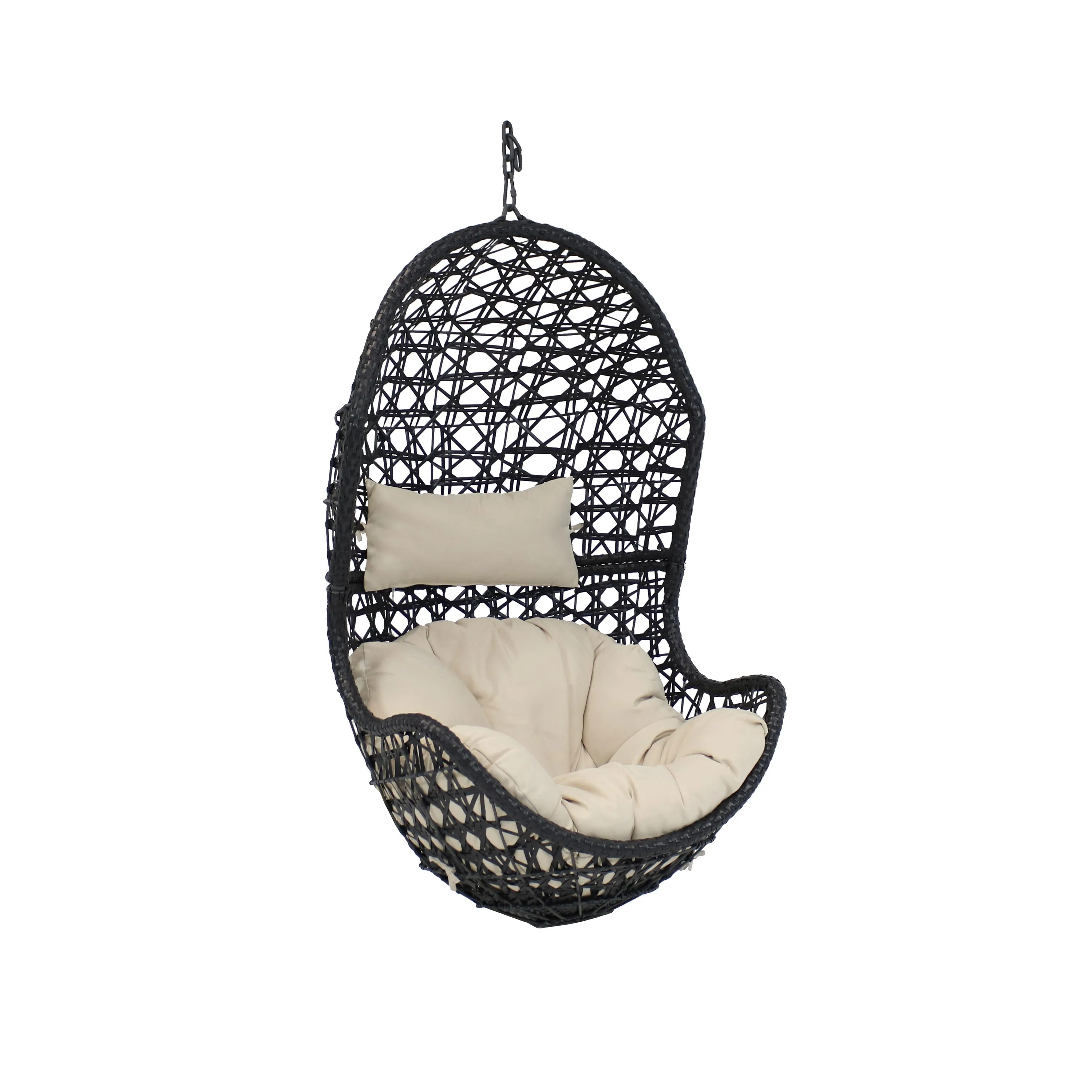 Sunnydaze Cordelia Outdoor Hanging Egg Chair with Cushion