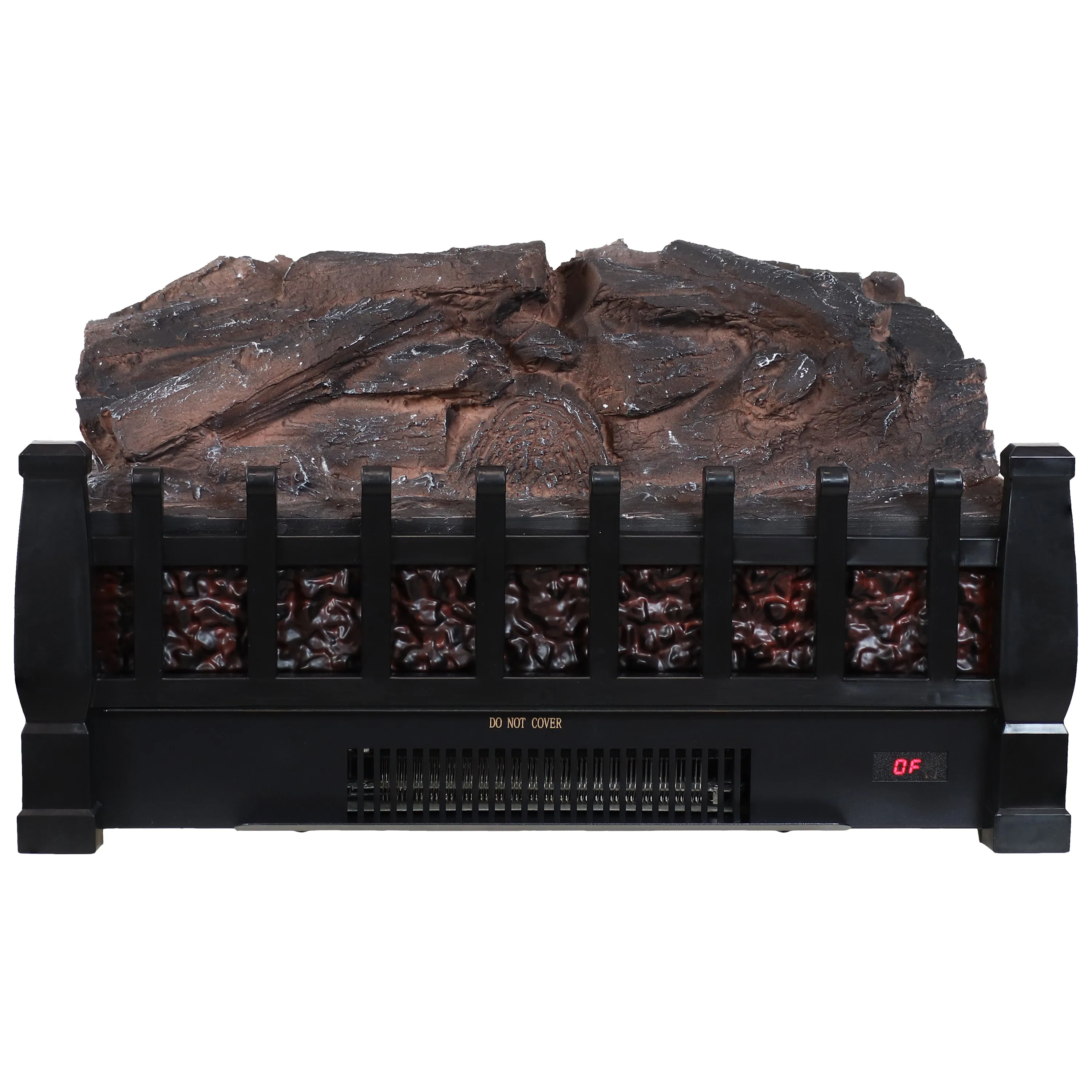 Sunnydaze Elegant Embers Faux Log Electric Fireplace Insert Heater