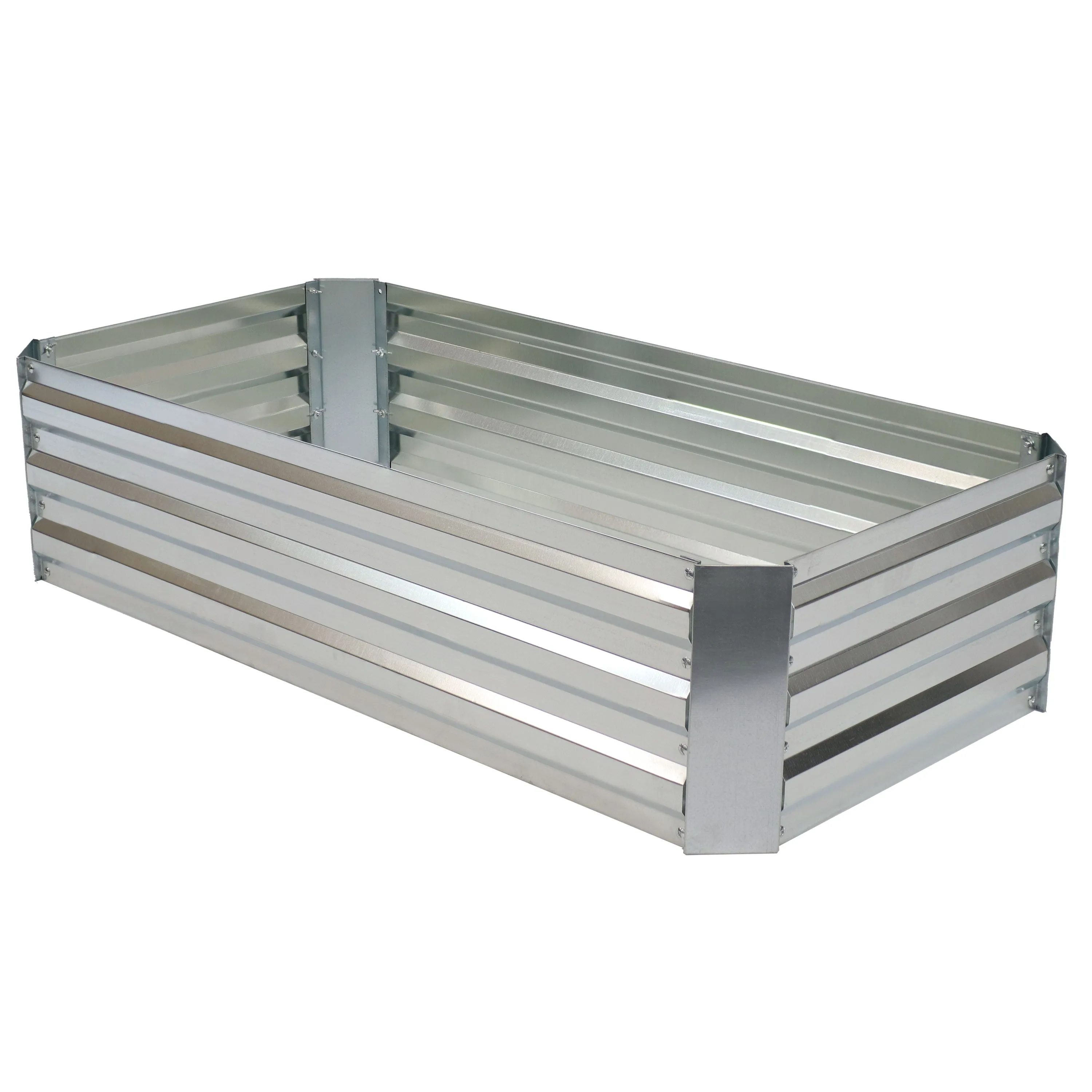 Sunnydaze Galvanized Steel Raised Garden Bed