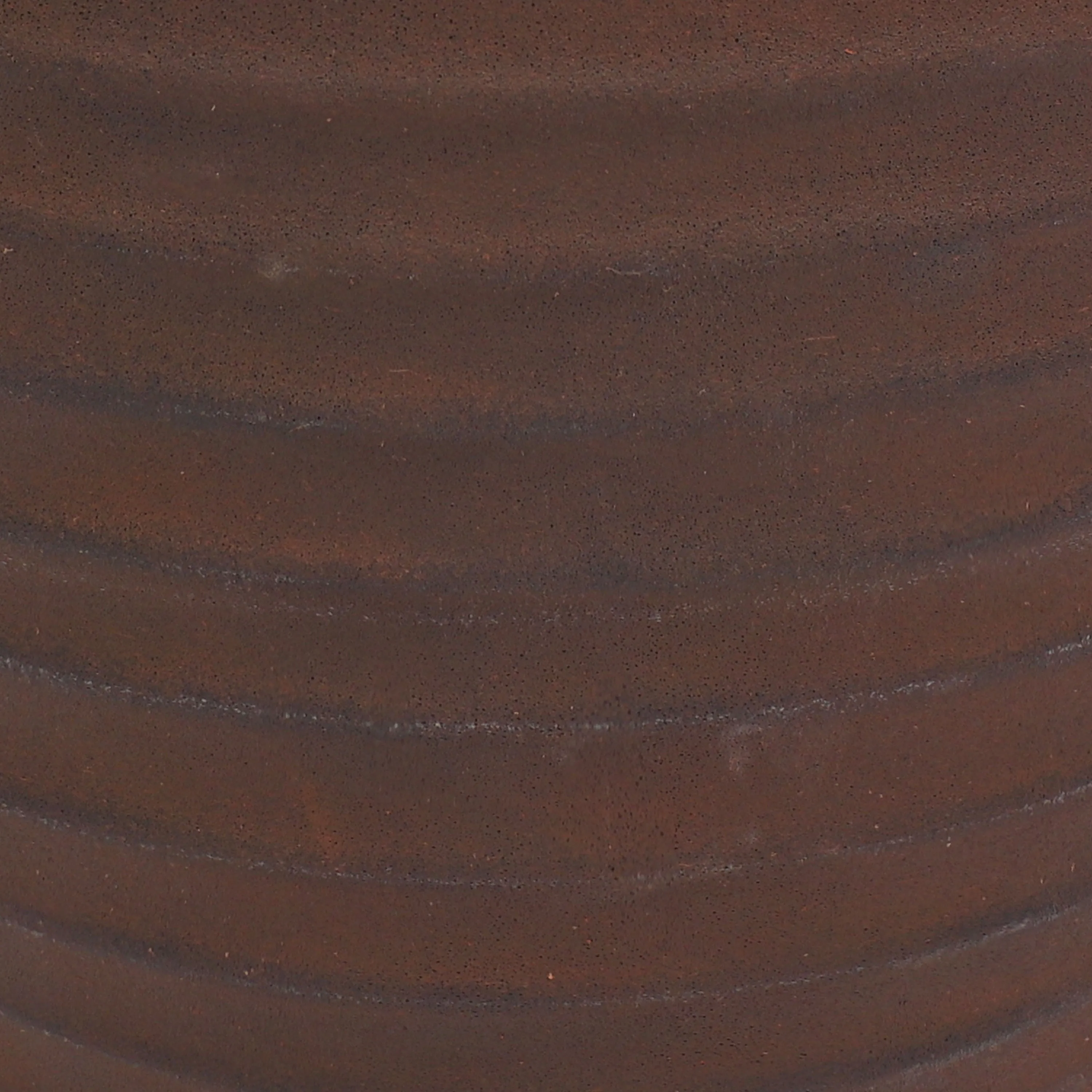 Sunnydaze Polyresin Ribbed Outdoor Plant Pot - Rust