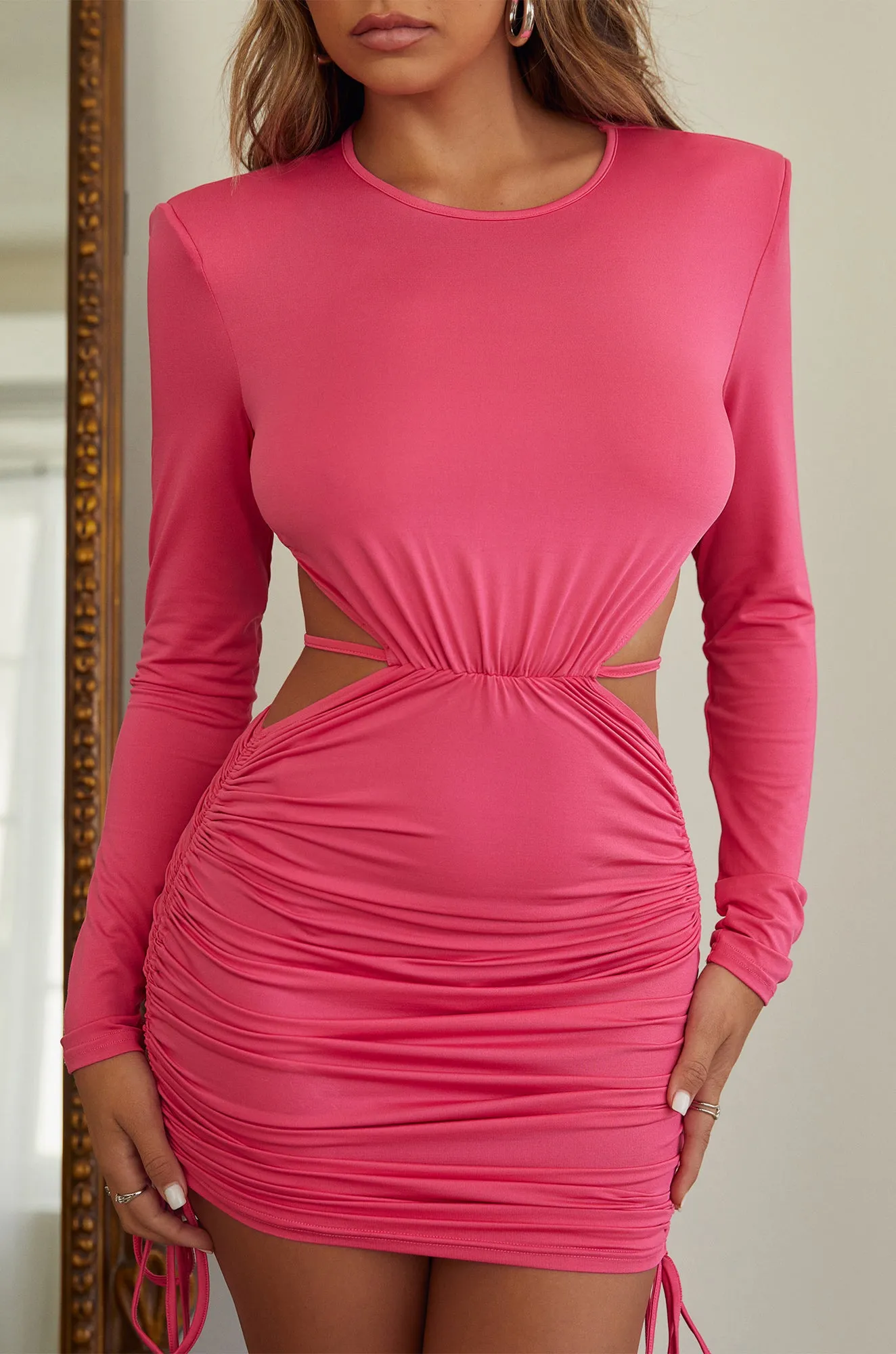 Tahlia Knit Mini Dress - Pink