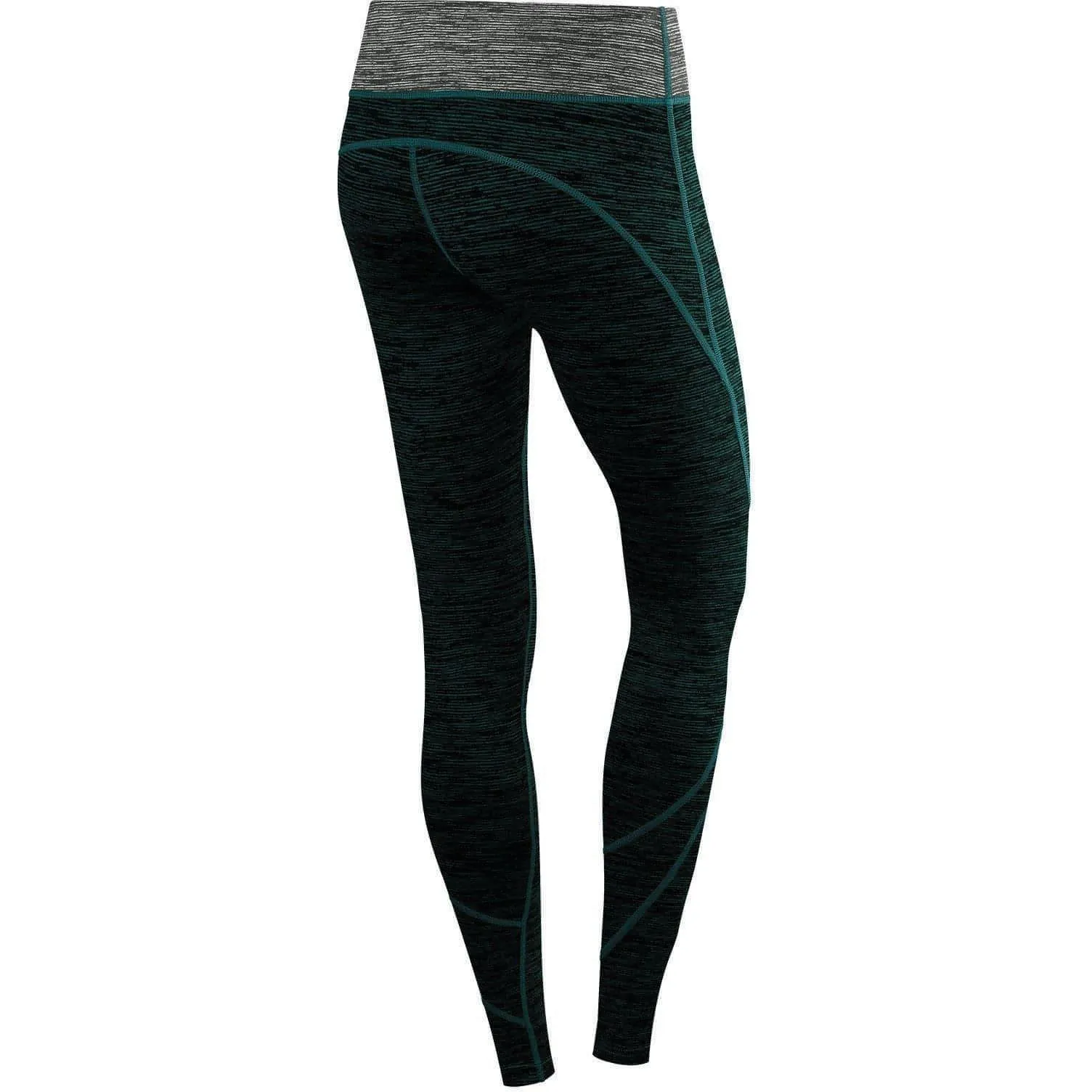 TCA Natural Performance Womens Long Running Tights - Green