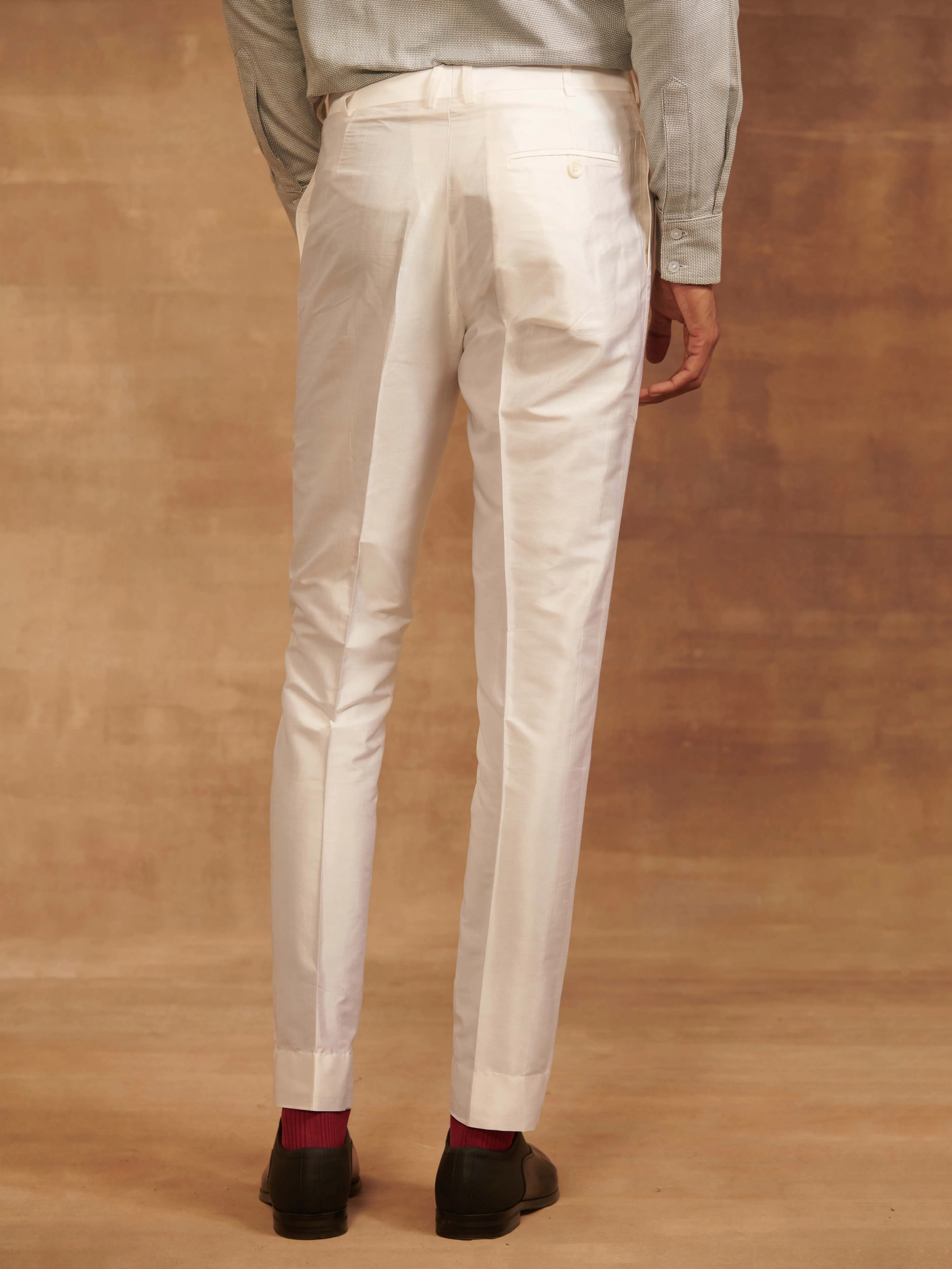 THE SILK TAPERED TROUSER