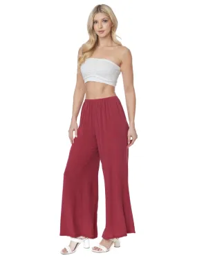 Tianello 100% Washable Silk "Crepe De Chine" "Palazzo" Pant