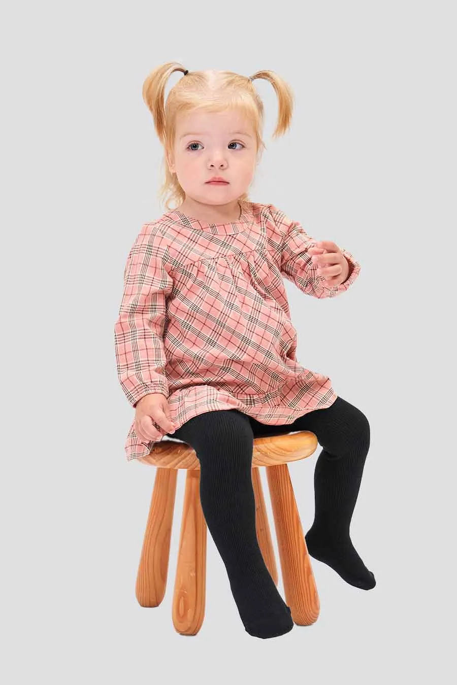 Toddler/Girl's Cotton Knit Tights