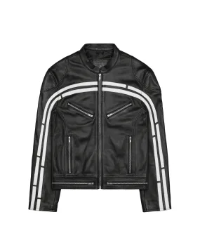 Track Leather Jacket