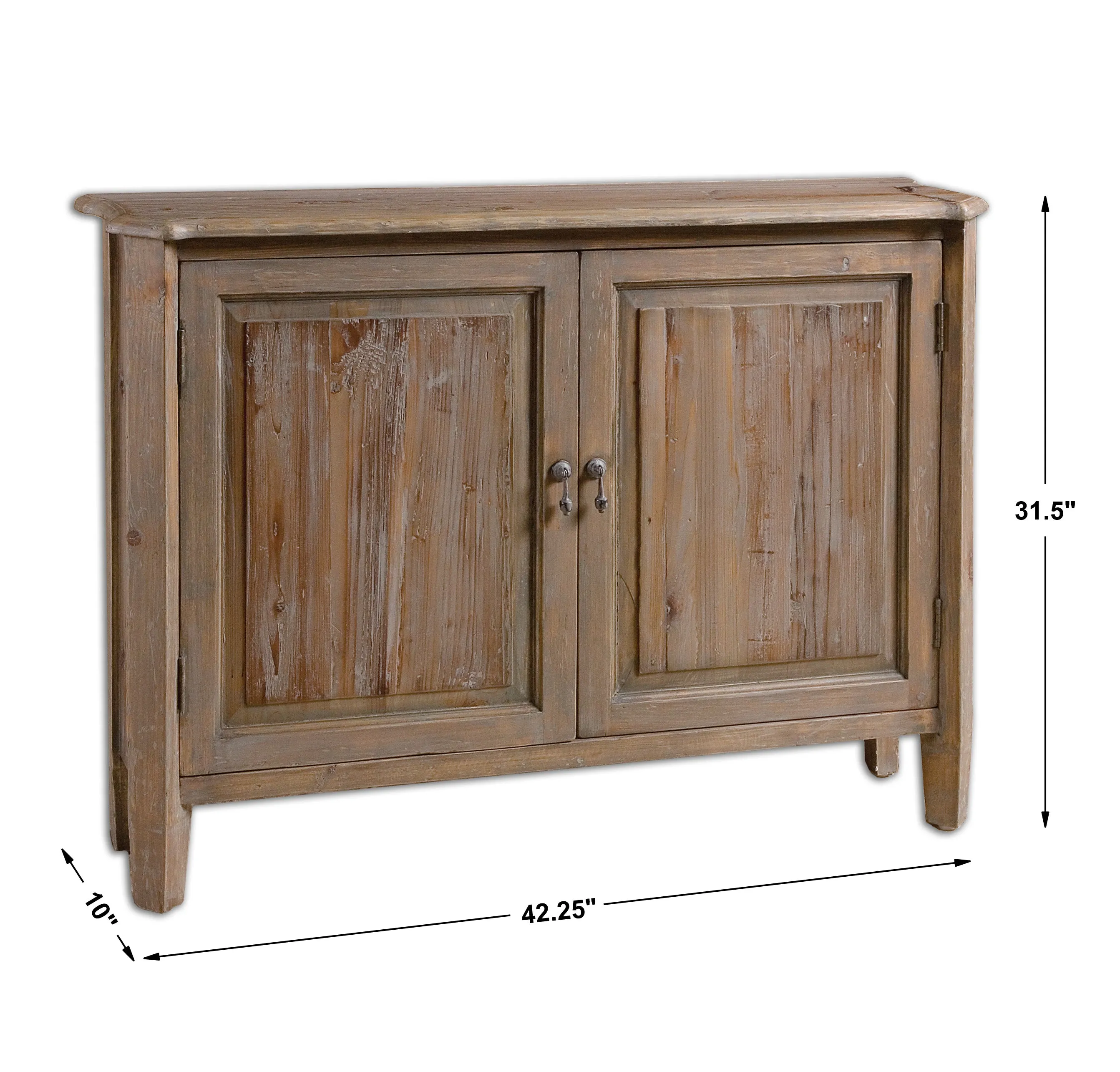 Uttermost Altair Reclaimed Wood Console Cabinet